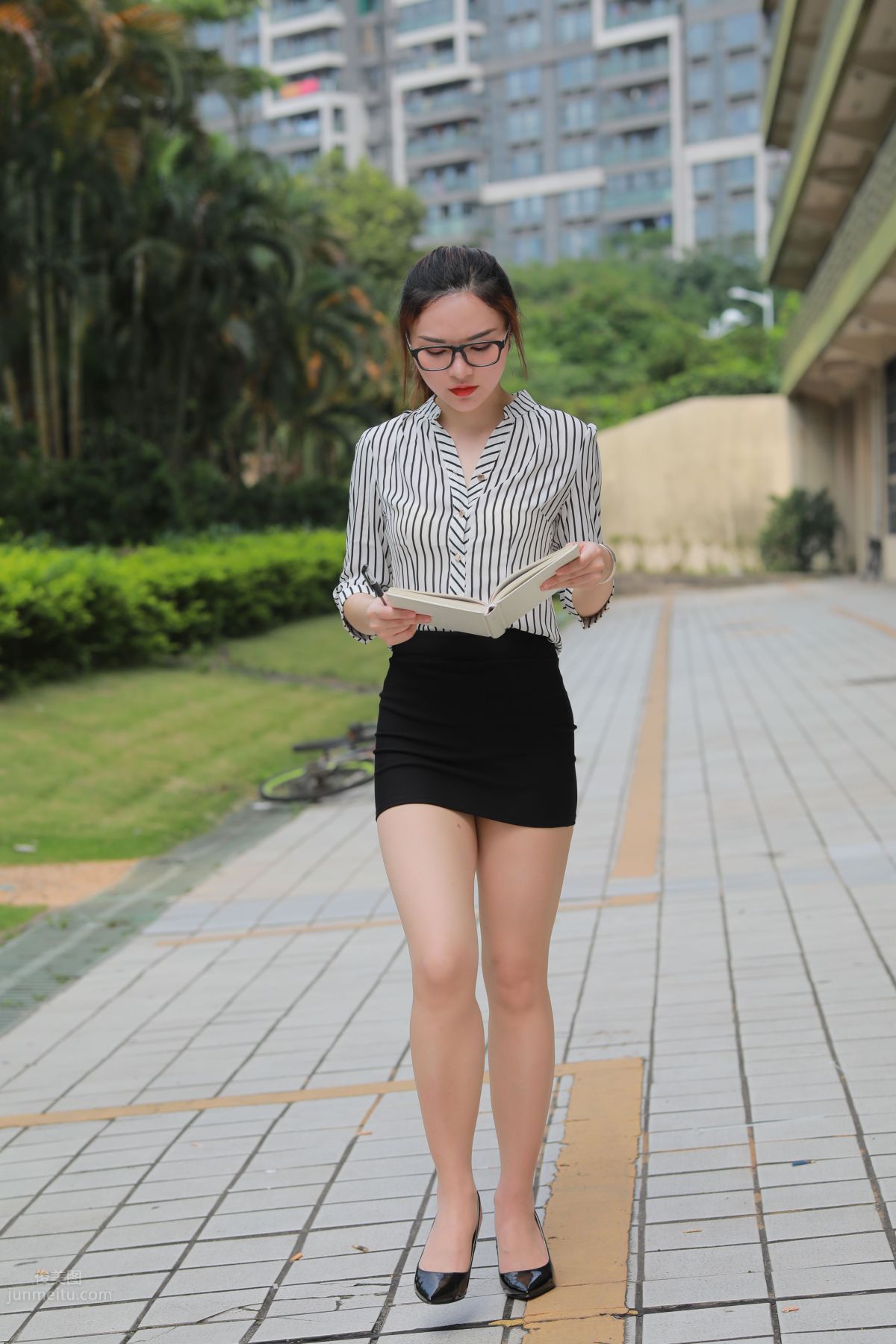 [Mojing Street] 020 Uniform and Bodycon Skirt Girl 1, Outdoor photo 72