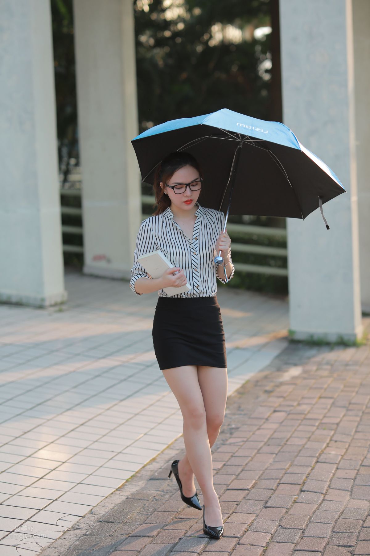 [Mojing Street] 020 Uniform and Bodycon Skirt Girl 1, Outdoor photo 105