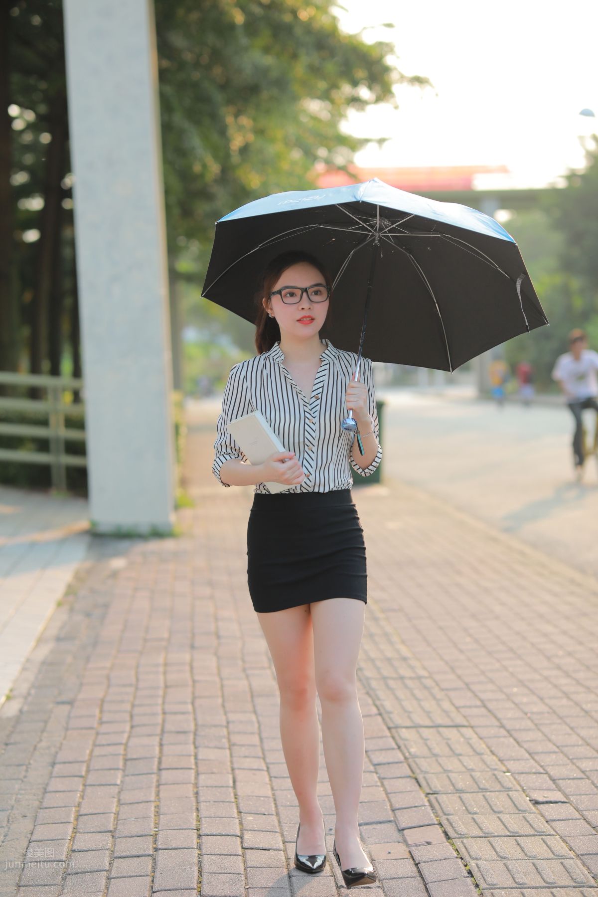 [Mojing Street] 020 Uniform and Bodycon Skirt Girl 1, Outdoor photo 106