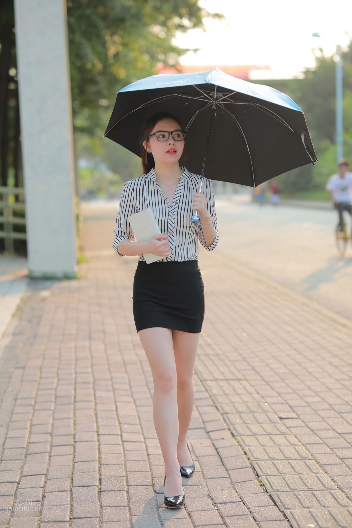 [Mojing Street] 020 Uniform and Bodycon Skirt Girl 1, Outdoor photo 107