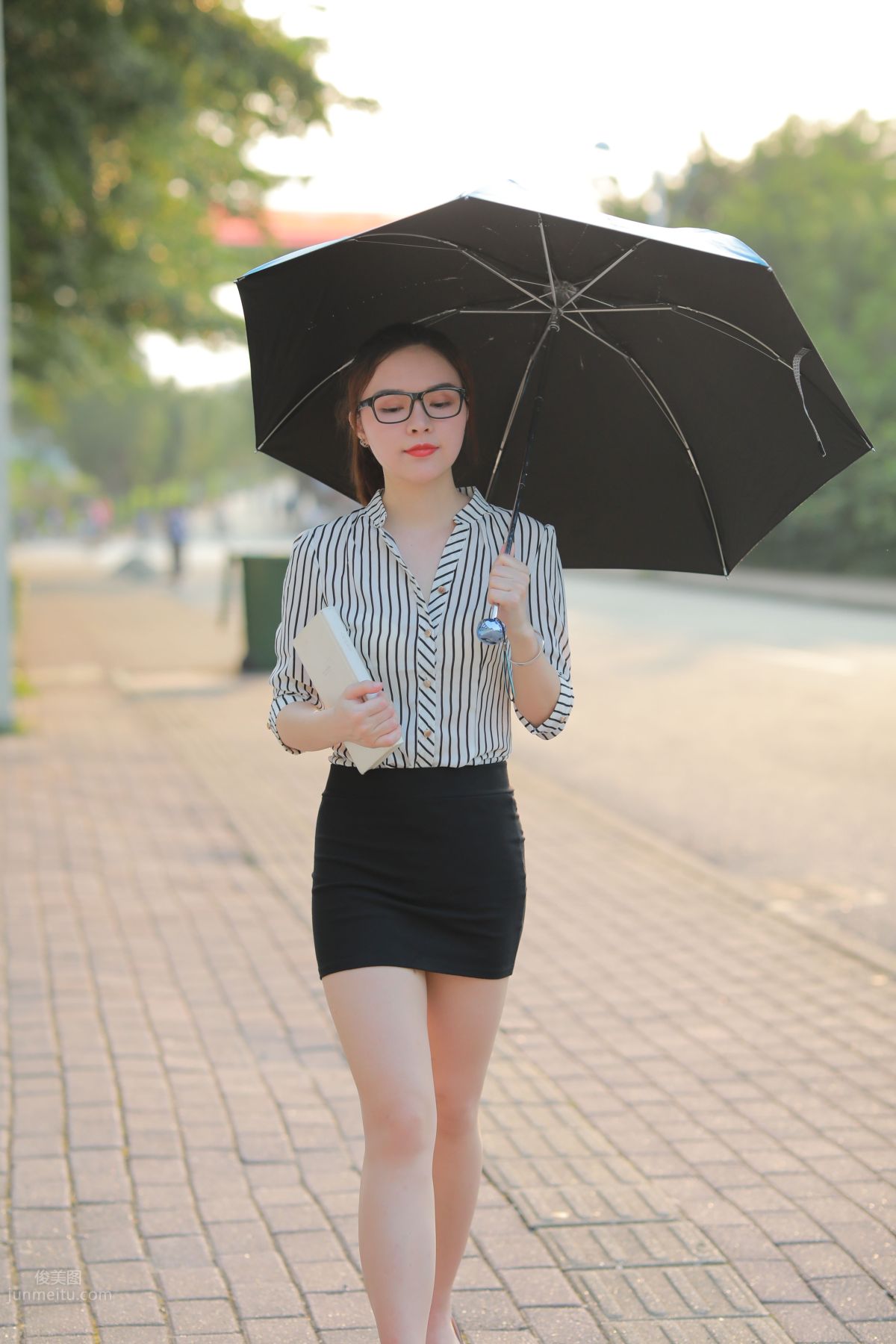 [Mojing Street] 020 Uniform and Bodycon Skirt Girl 1, Outdoor photo 110