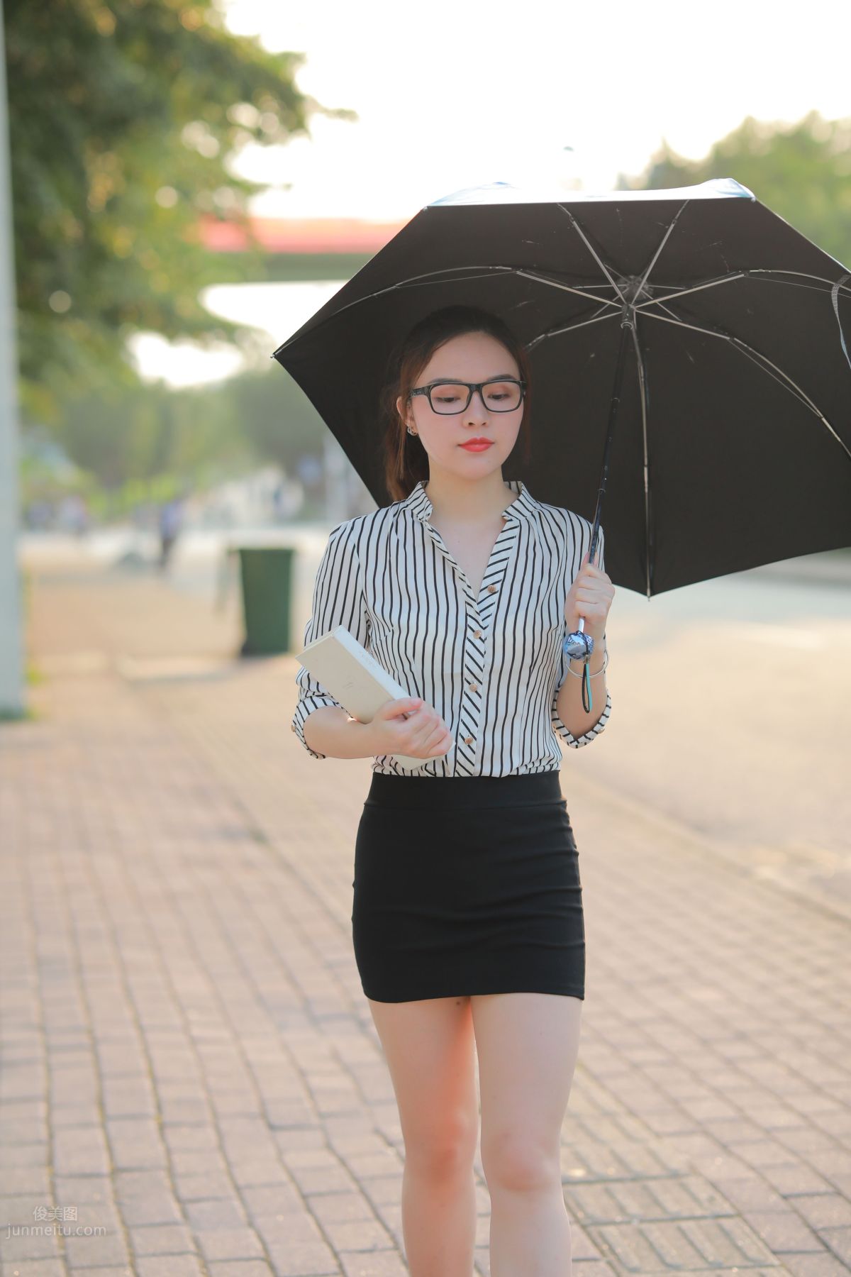 [Mojing Street] 020 Uniform and Bodycon Skirt Girl 1, Outdoor photo 111