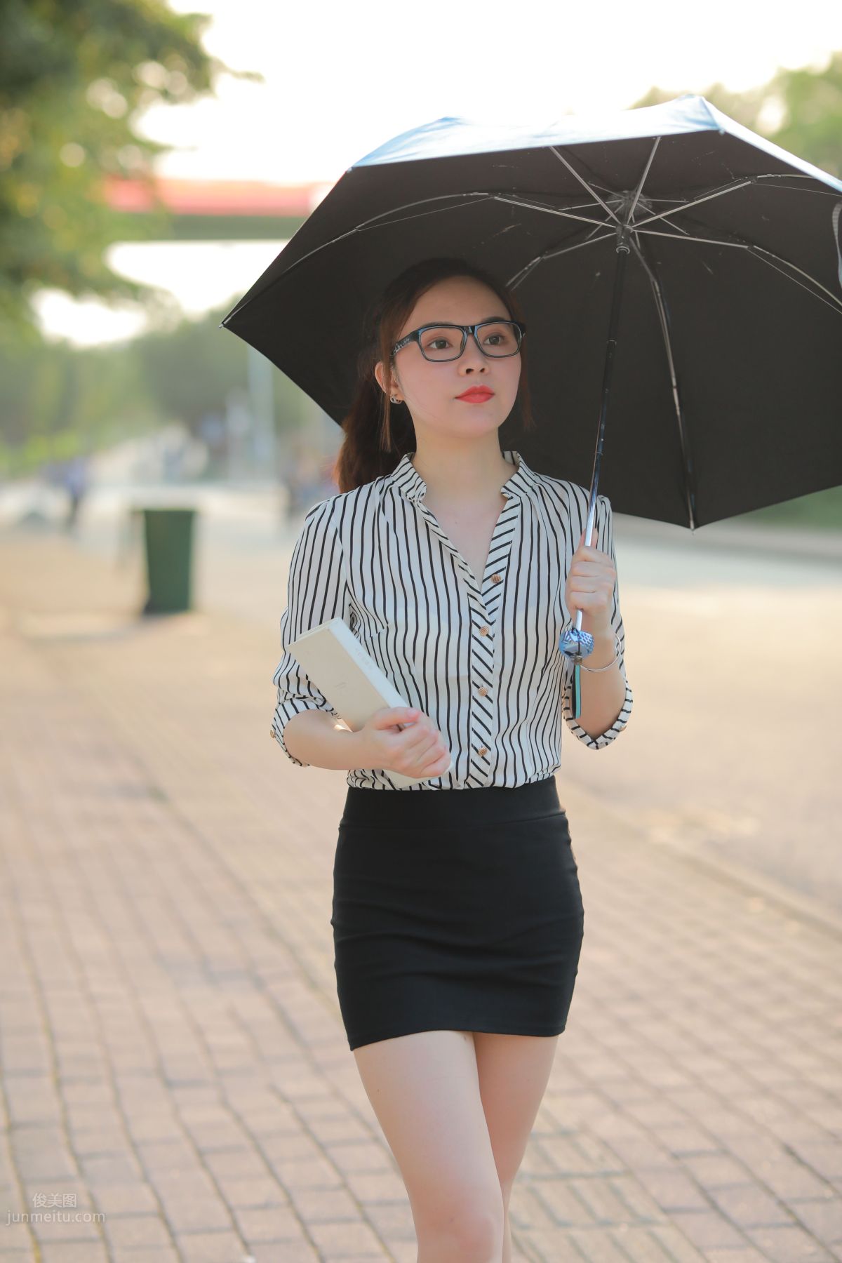 [Mojing Street] 020 Uniform and Bodycon Skirt Girl 1, Outdoor photo 112