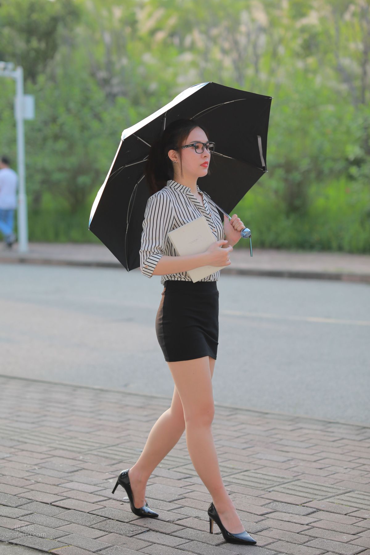 [Mojing Street] 020 Uniform and Bodycon Skirt Girl 1, Outdoor photo 114