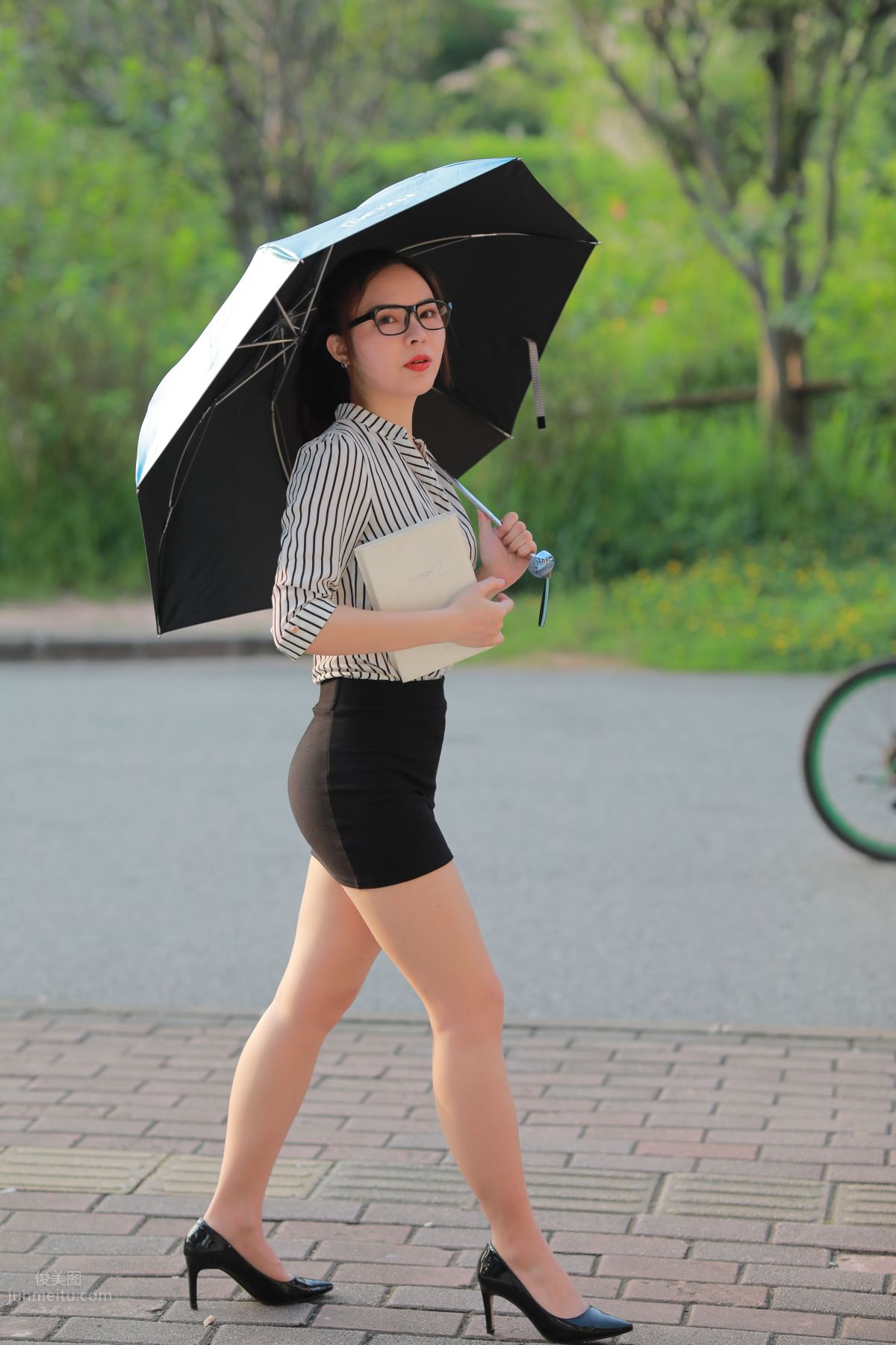 [Mojing Street] 020 Uniform and Bodycon Skirt Girl 1, Outdoor photo 120
