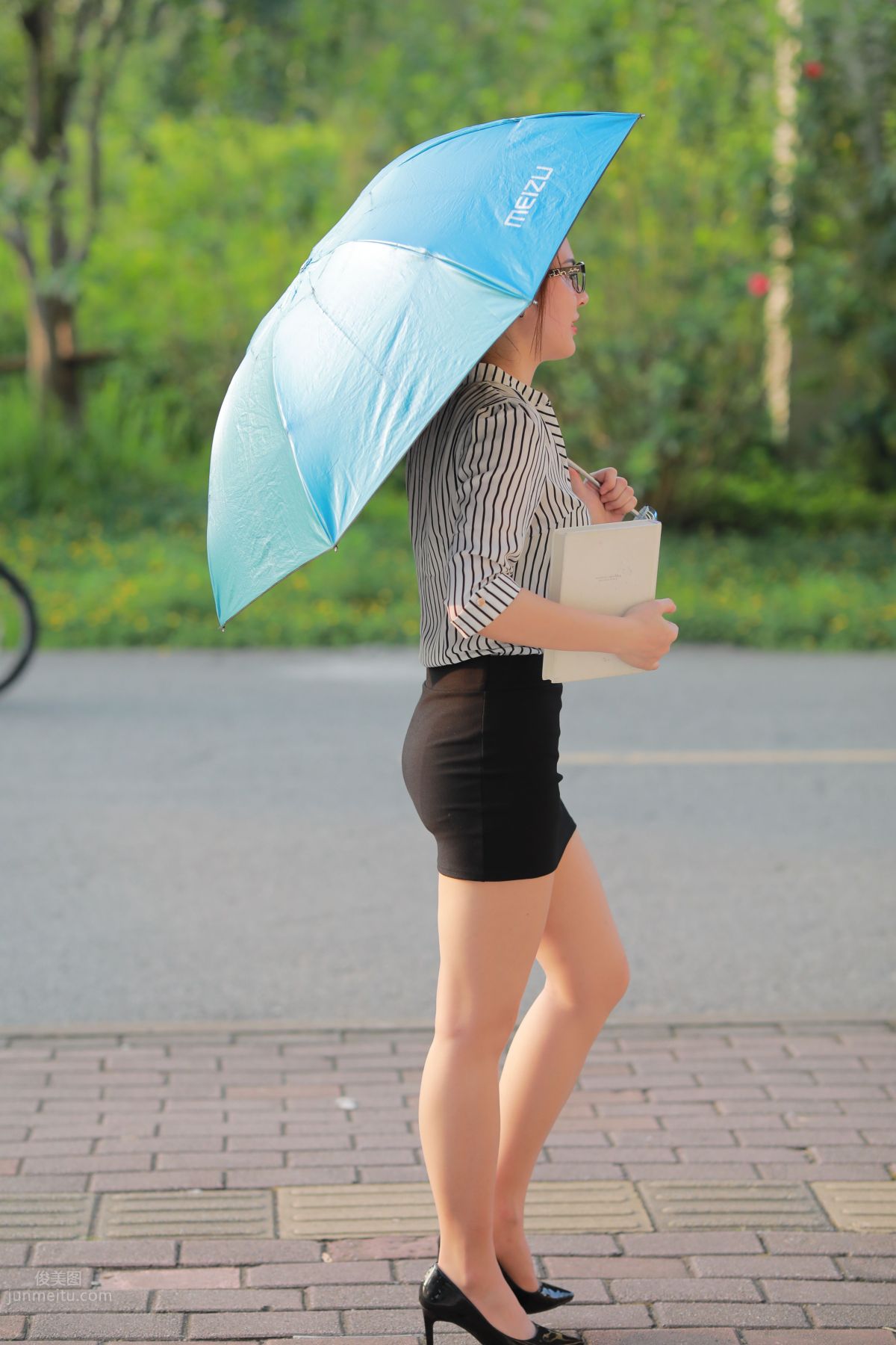 [Mojing Street] 020 Uniform and Bodycon Skirt Girl 1, Outdoor photo 123