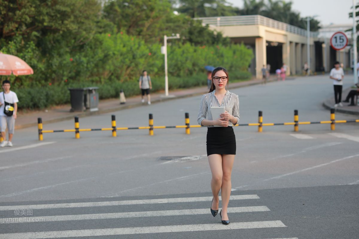 [Mojing Street] 020 Uniform and Bodycon Skirt Girl 1, Outdoor photo 132