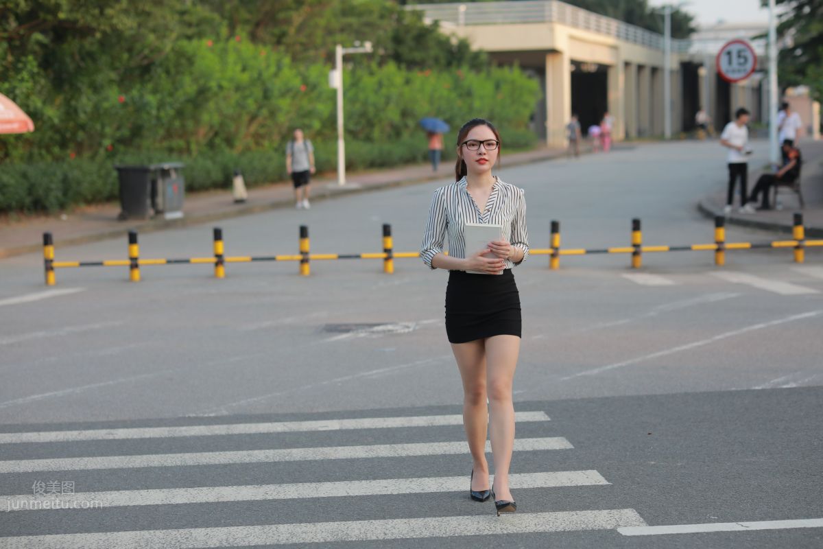[Mojing Street] 020 Uniform and Bodycon Skirt Girl 1, Outdoor photo 134