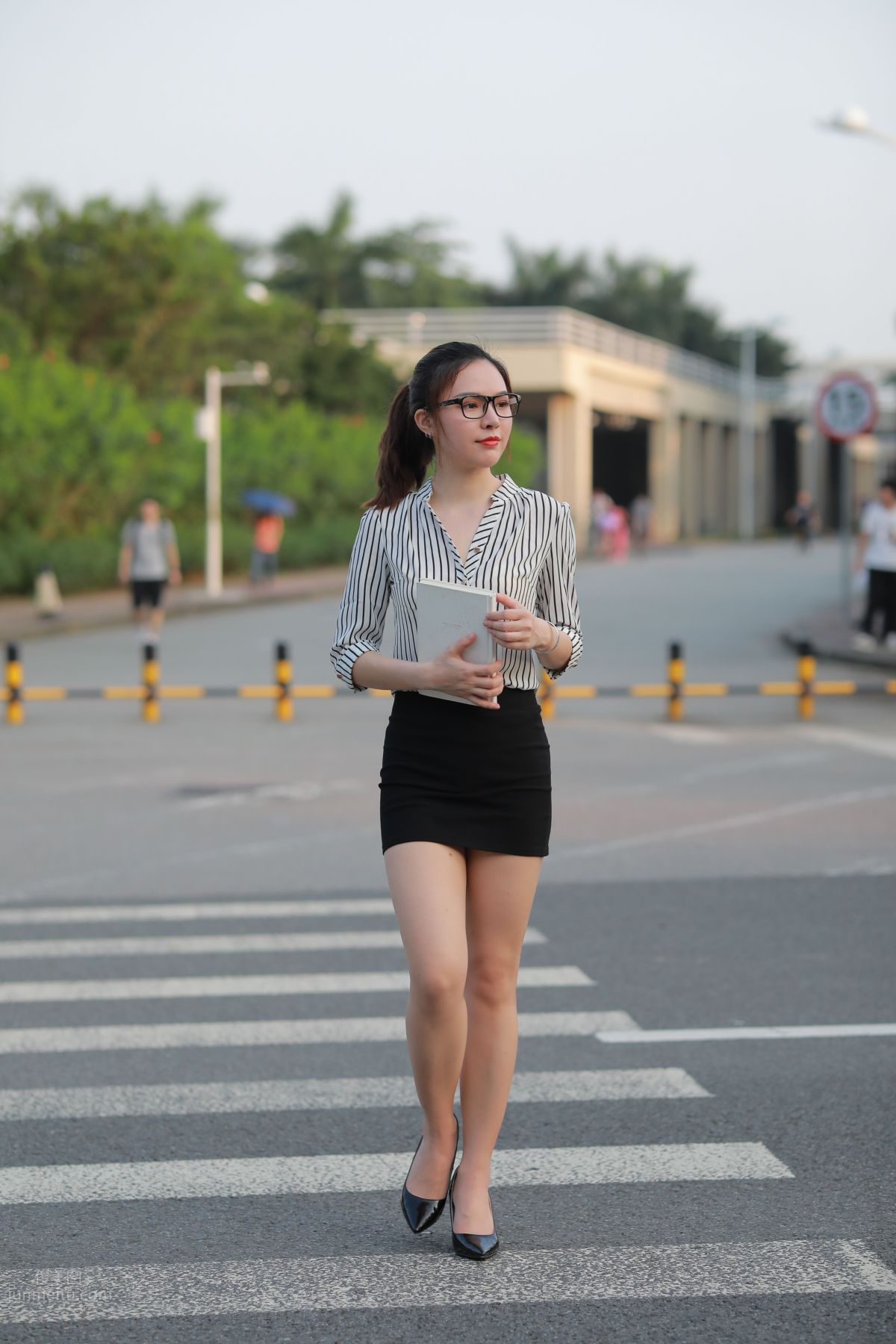 [Mojing Street] 020 Uniform and Bodycon Skirt Girl 1, Outdoor photo 137