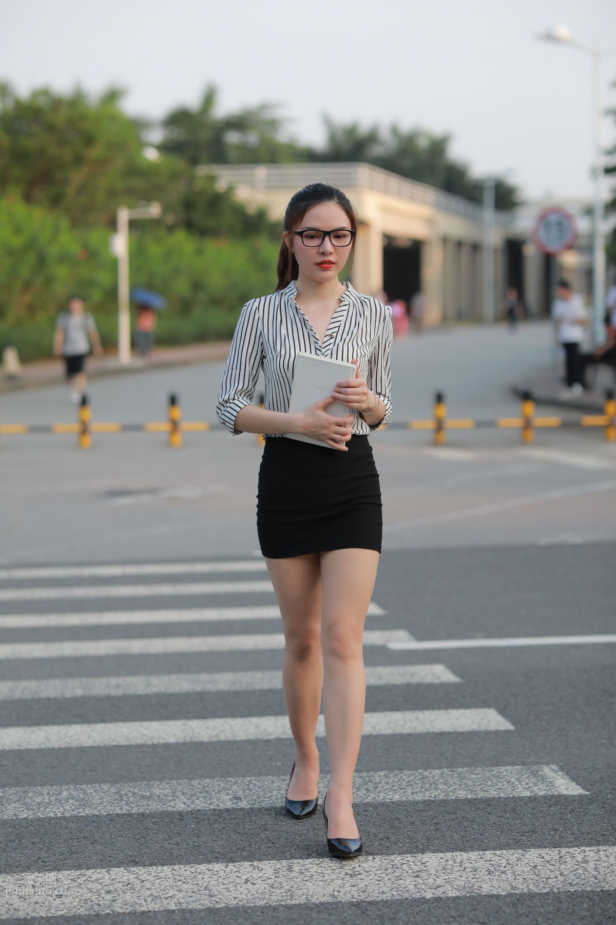 [Mojing Street] 020 Uniform and Bodycon Skirt Girl 1, Outdoor photo 140