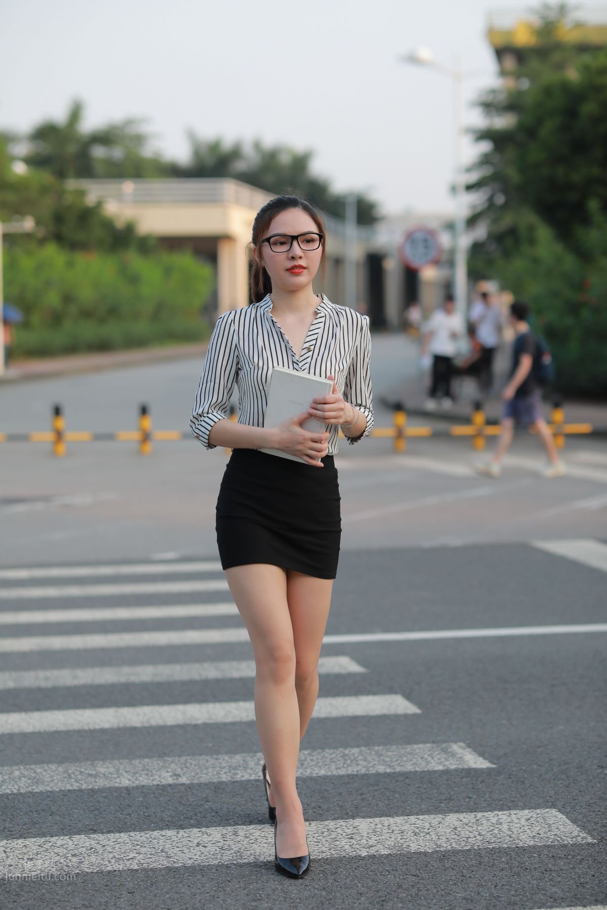 [Mojing Street] 020 Uniform and Bodycon Skirt Girl 1, Outdoor photo 142