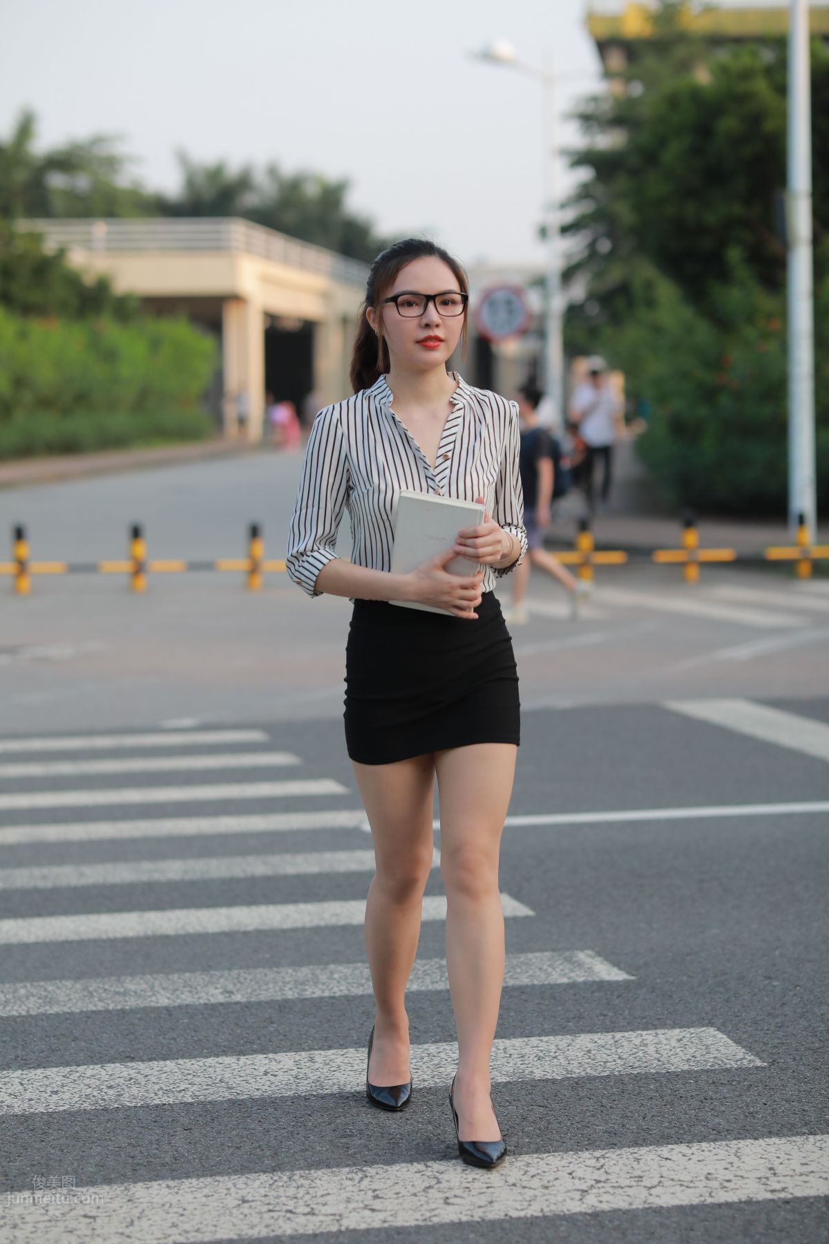 [Mojing Street] 020 Uniform and Bodycon Skirt Girl 1, Outdoor photo 144