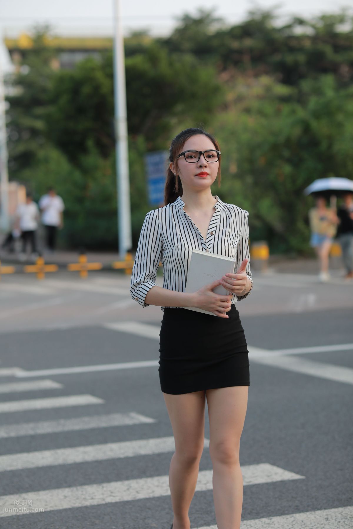 [Mojing Street] 020 Uniform and Bodycon Skirt Girl 1, Outdoor photo 150