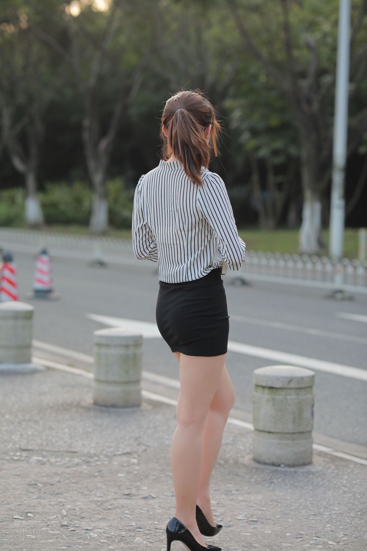 [Mojing Street] 020 Uniform and Bodycon Skirt Girl 1, Outdoor photo 160
