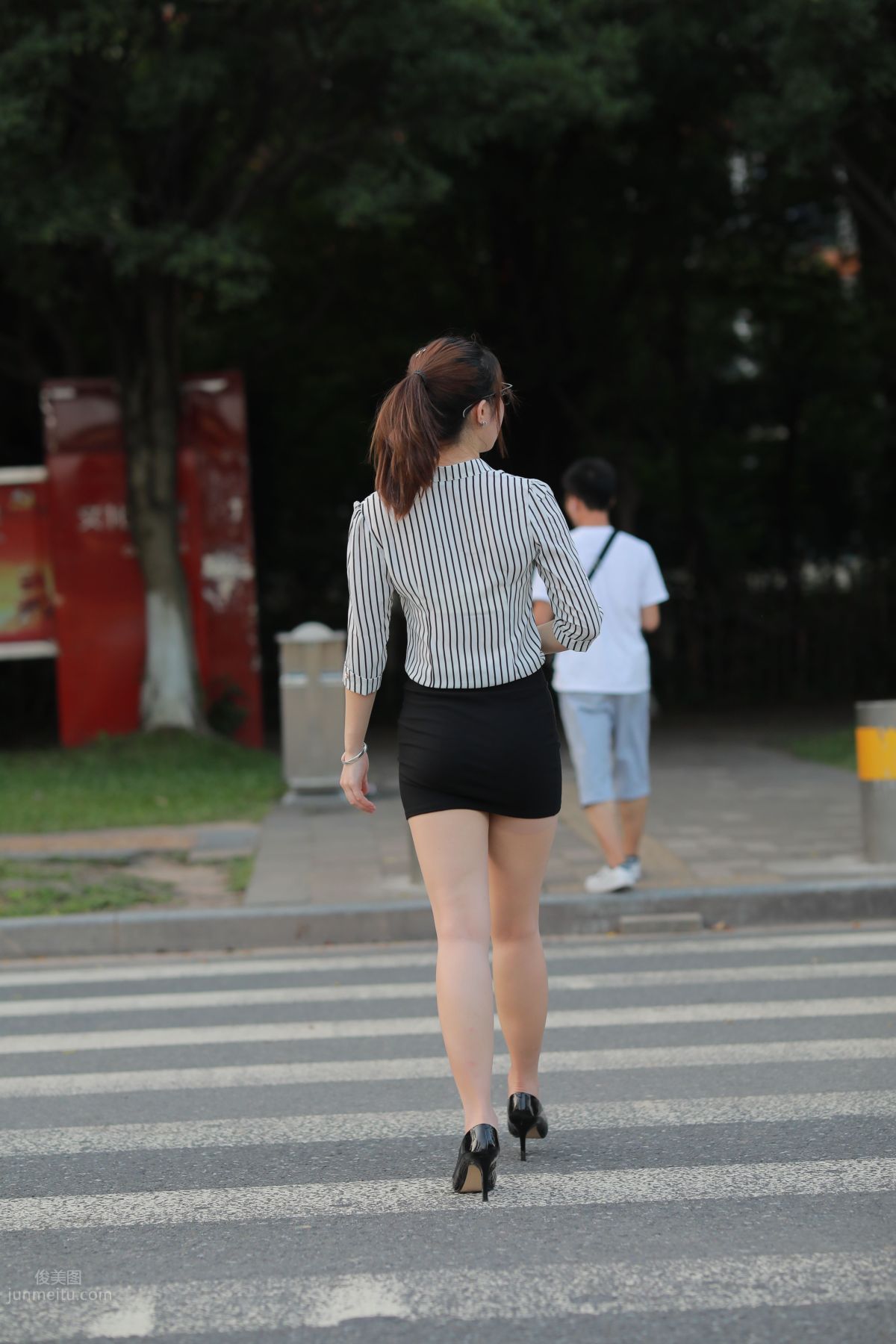 [Mojing Street] 020 Uniform and Bodycon Skirt Girl 1, Outdoor photo 168
