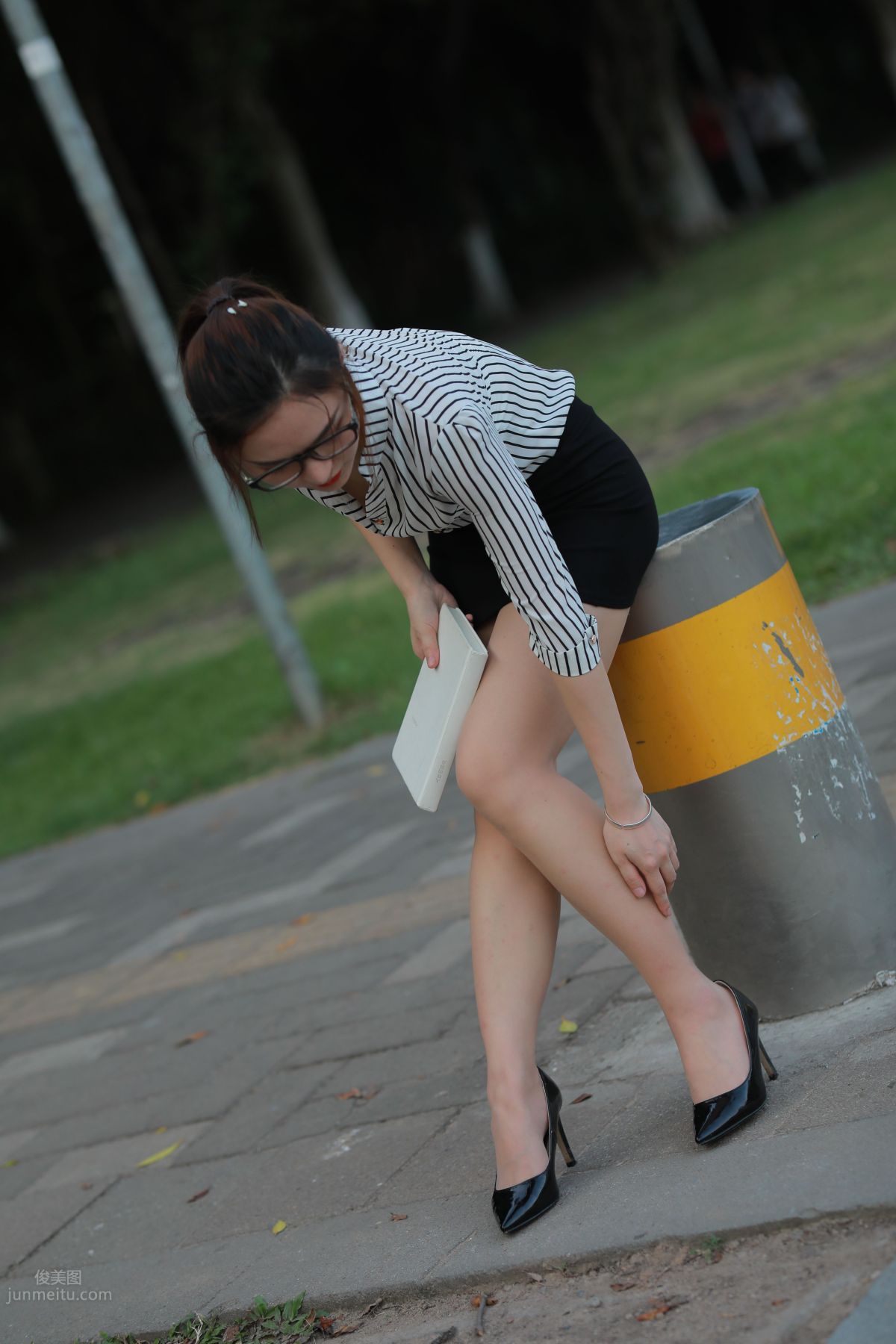 [Mojing Street] 020 Uniform and Bodycon Skirt Girl 1, Outdoor photo 171