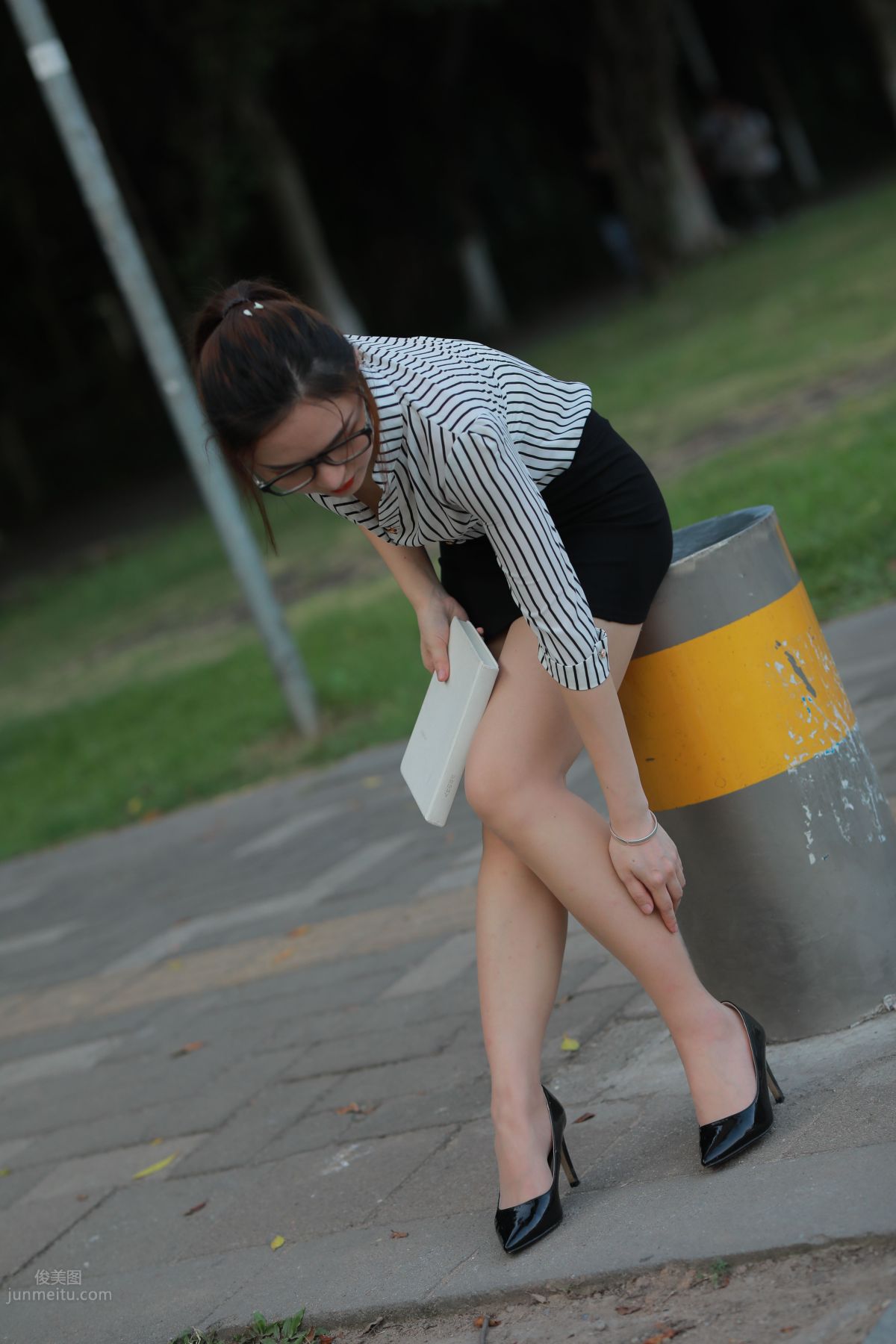[Mojing Street] 020 Uniform and Bodycon Skirt Girl 1, Outdoor photo 172