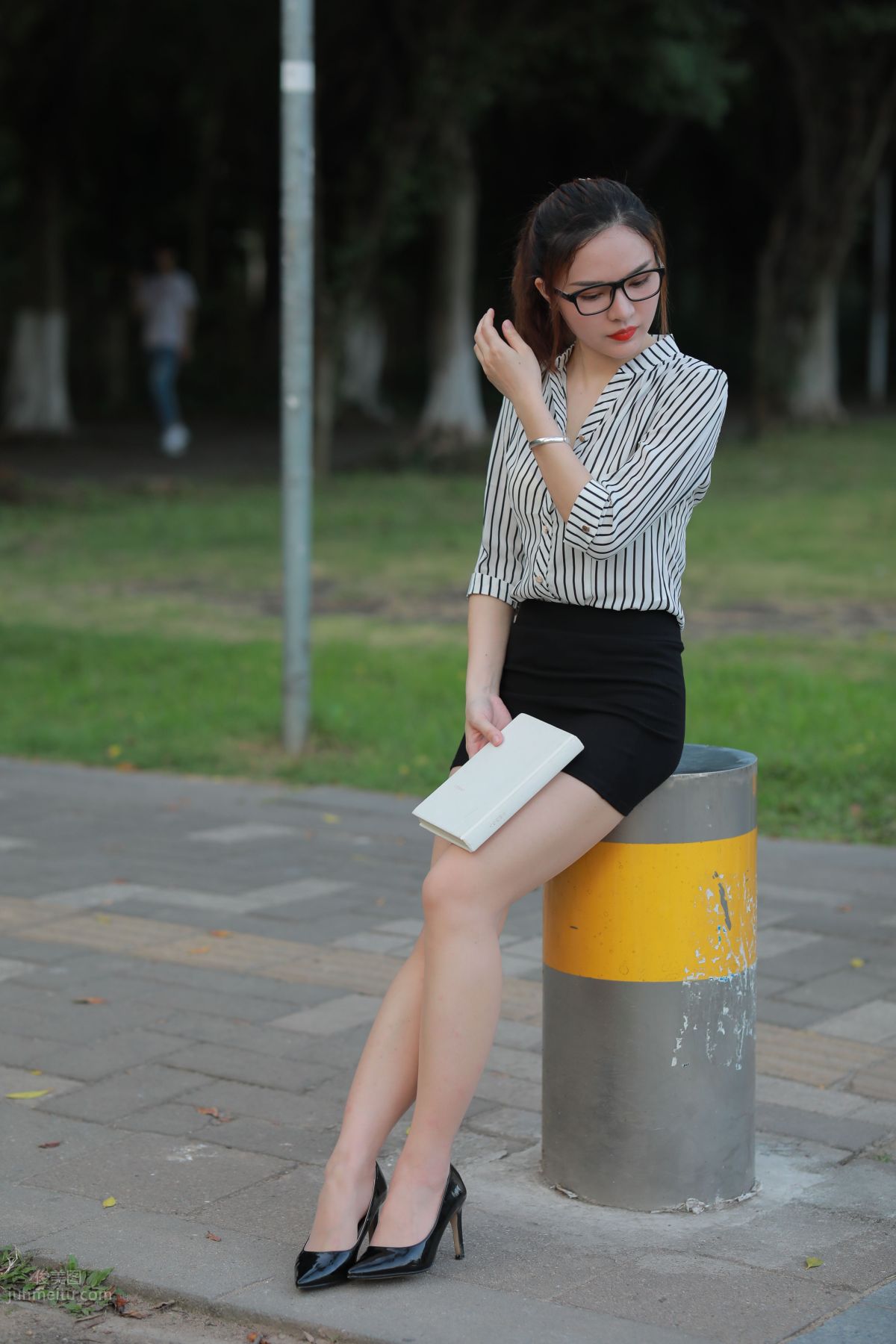 [Mojing Street] 020 Uniform and Bodycon Skirt Girl 1, Outdoor photo 180