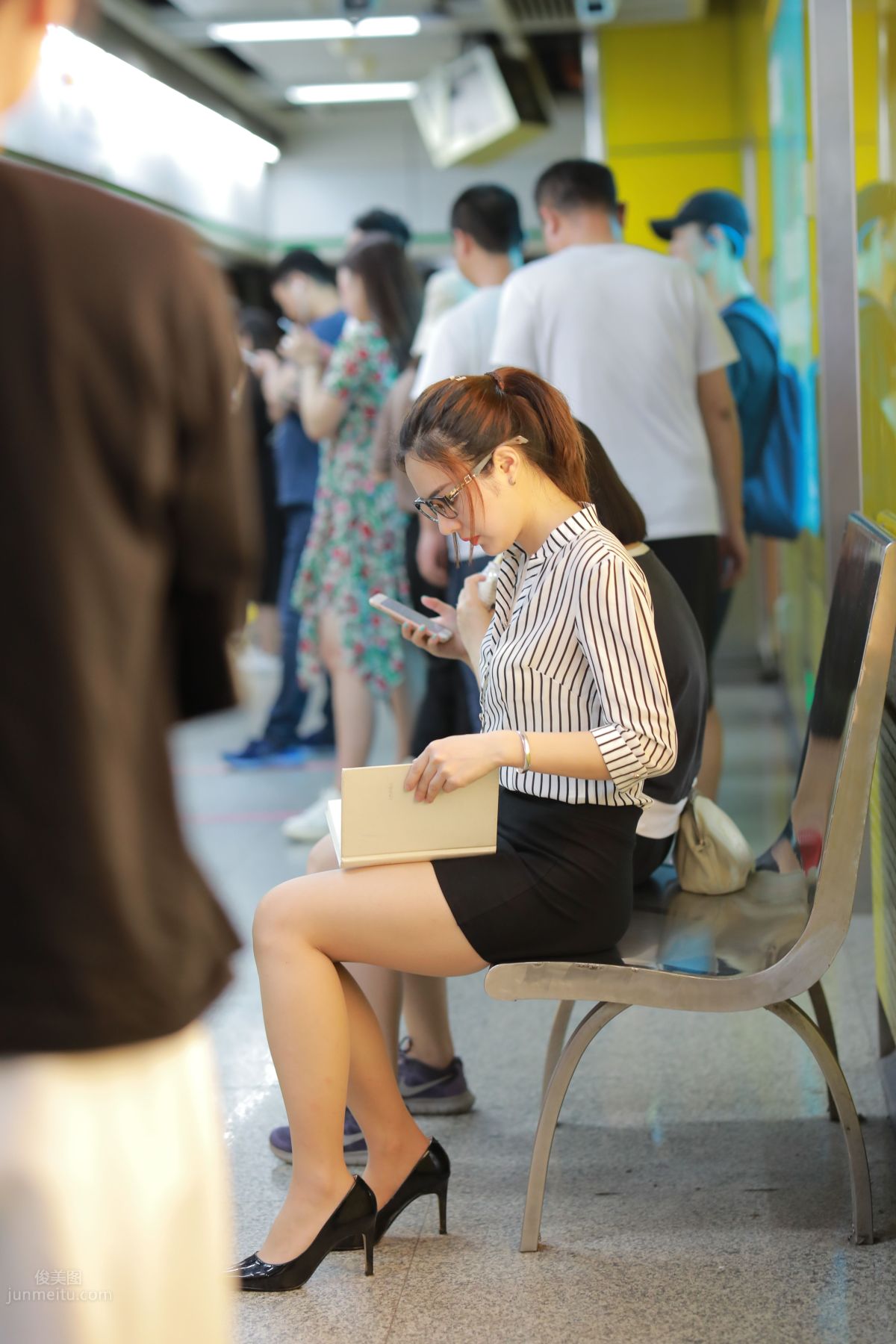 [Mojing Street] 020 Uniform and Bodycon Skirt Girl 1, Outdoor photo 187