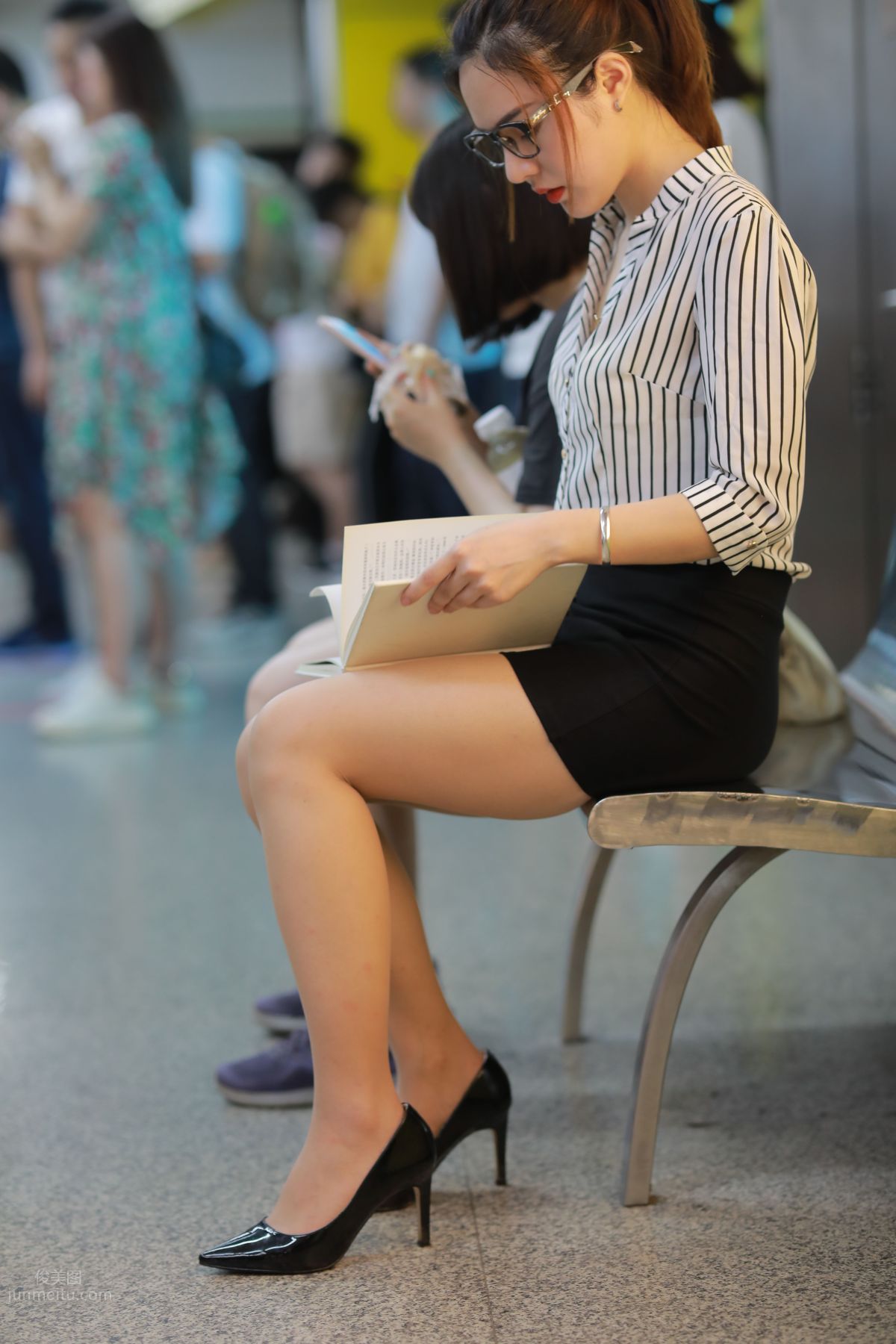[Mojing Street] 020 Uniform and Bodycon Skirt Girl 1, Outdoor photo 195