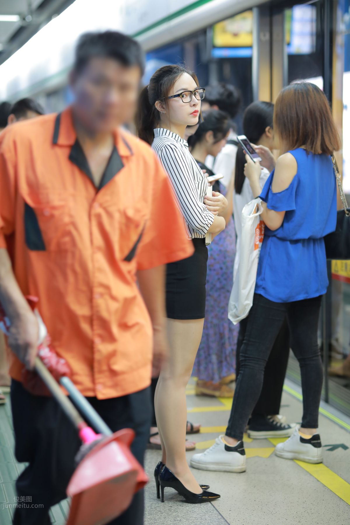 [Mojing Street] 020 Uniform and Bodycon Skirt Girl 1, Outdoor photo 207