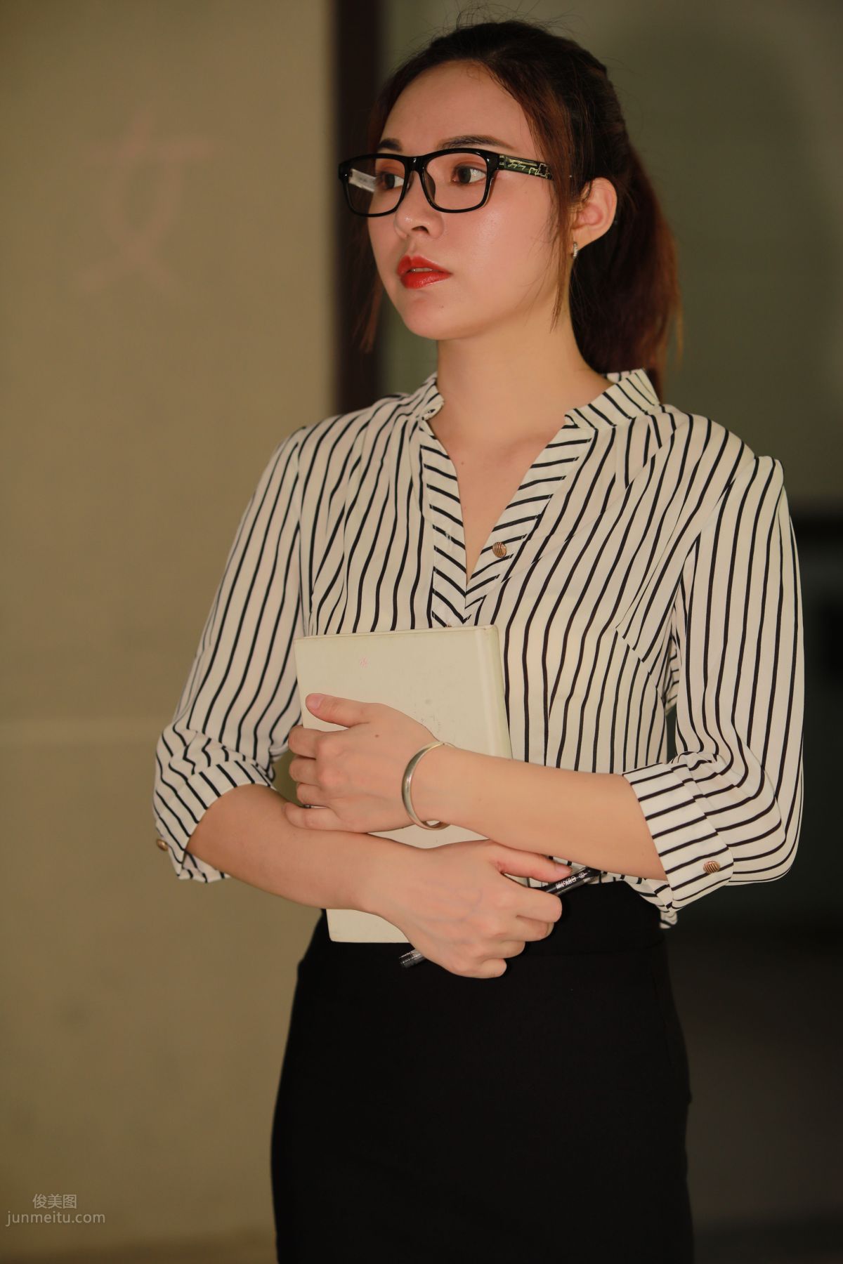 [Mojing Street] 022 Uniform Bodycon Skirt Girl 3 Corridor photo 18