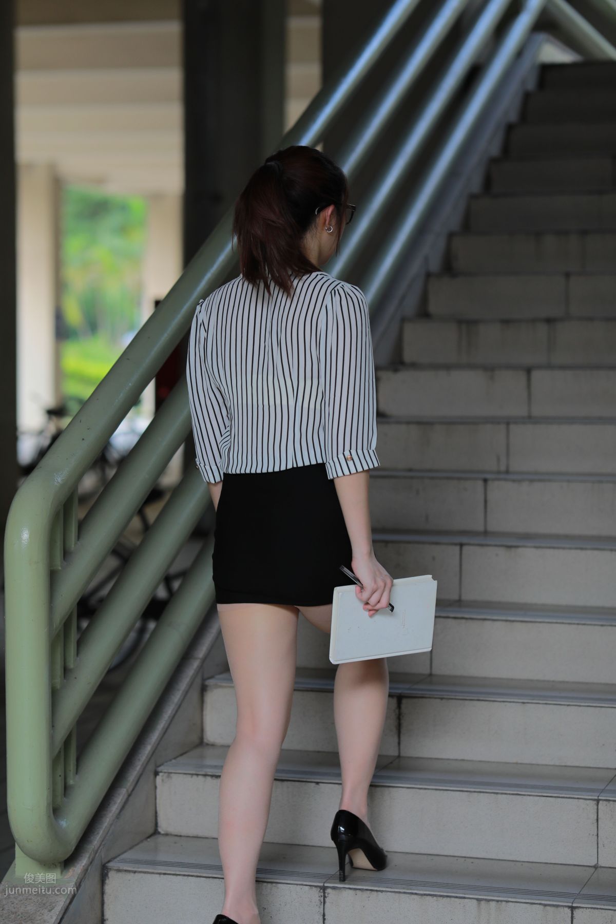 [Mojing Street] 022 Uniform Bodycon Skirt Girl 3 Corridor photo 25