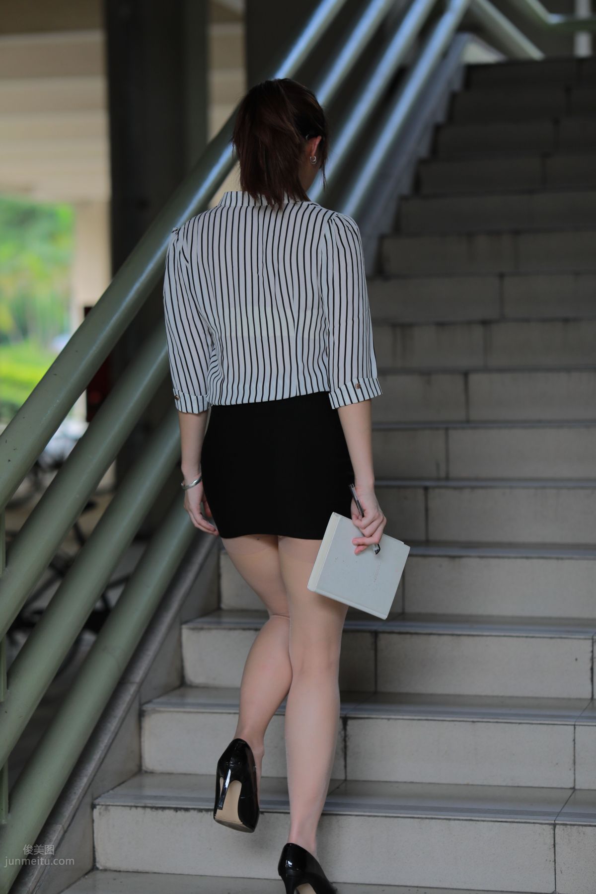 [Mojing Street] 022 Uniform Bodycon Skirt Girl 3 Corridor photo 26