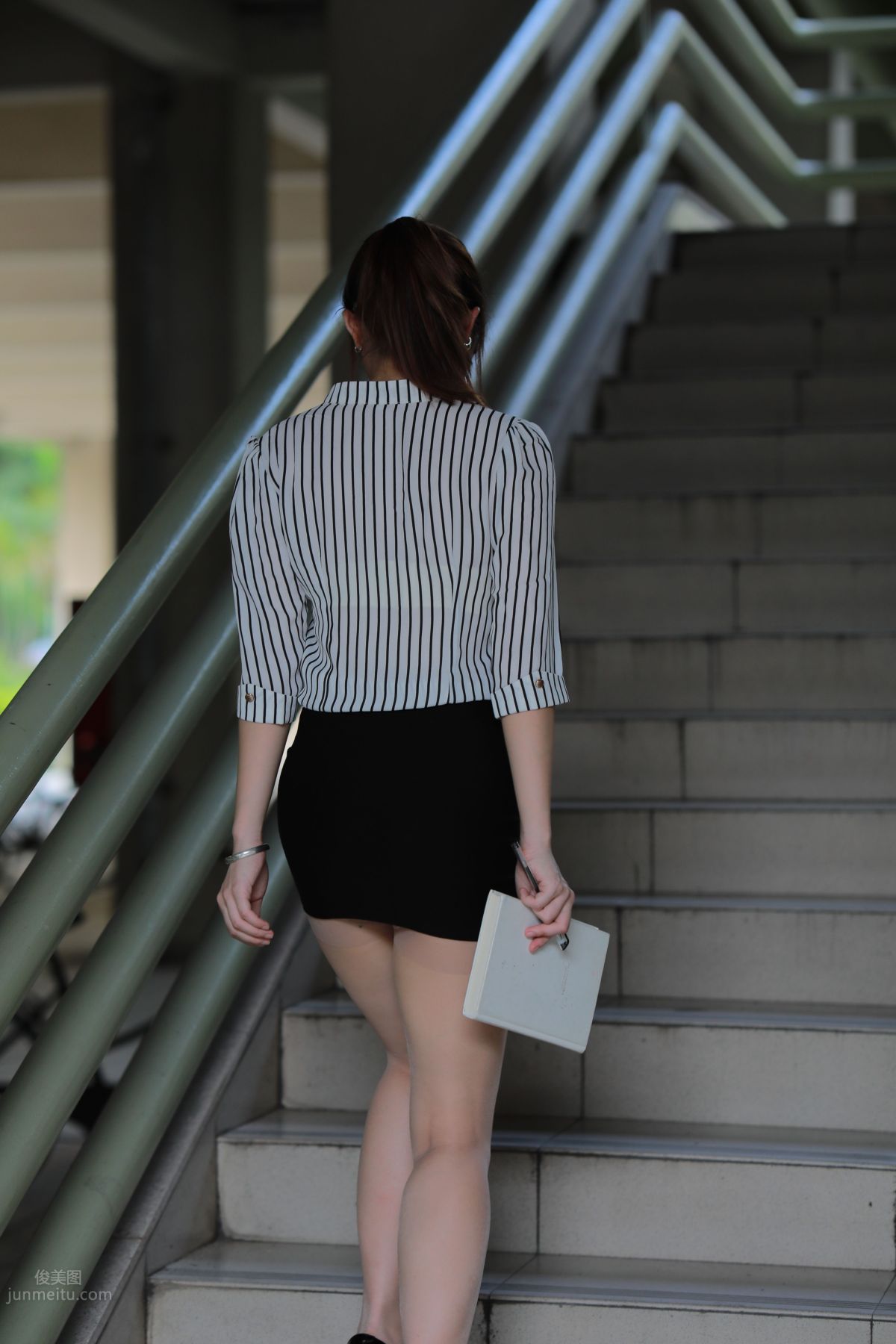 [Mojing Street] 022 Uniform Bodycon Skirt Girl 3 Corridor photo 27