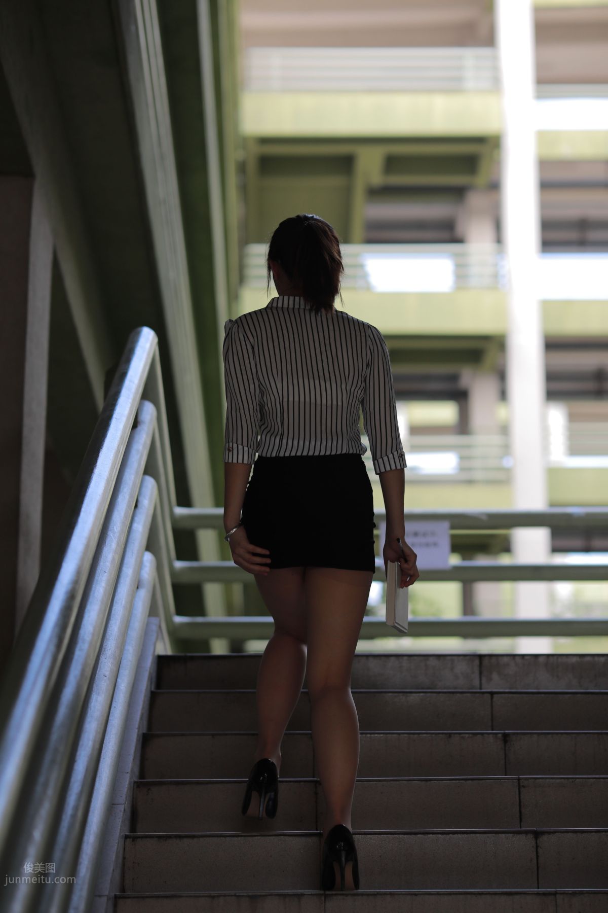 [Mojing Street] 022 Uniform Bodycon Skirt Girl 3 Corridor photo 30