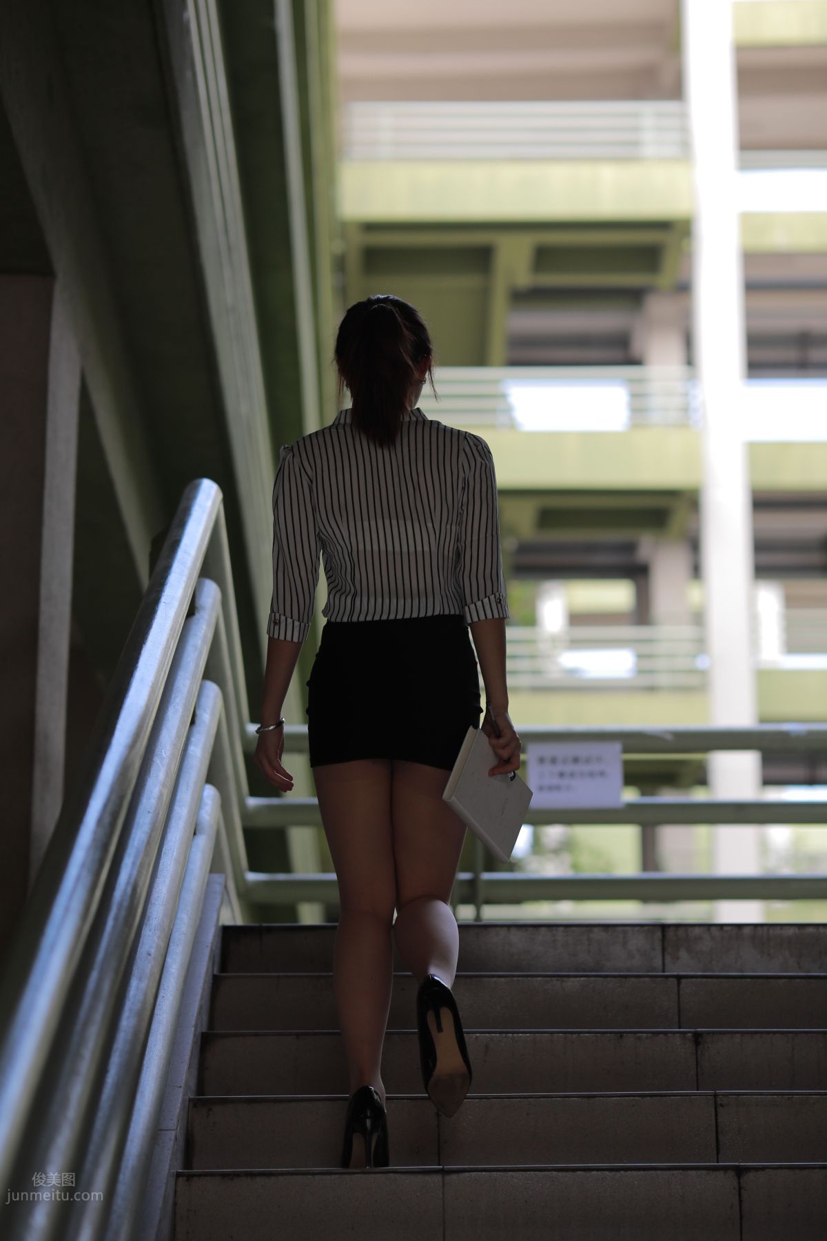 [Mojing Street] 022 Uniform Bodycon Skirt Girl 3 Corridor photo 31