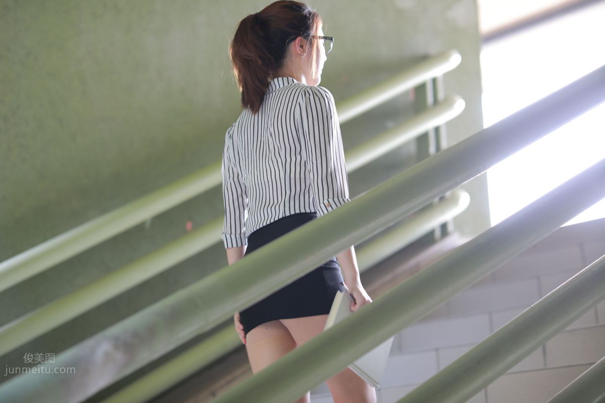 [Mojing Street] 022 Uniform Bodycon Skirt Girl 3 Corridor photo 36