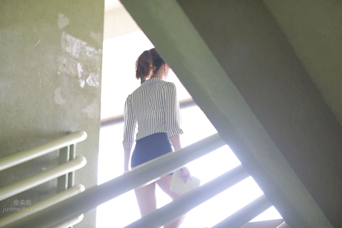 [Mojing Street] 022 Uniform Bodycon Skirt Girl 3 Corridor photo 40