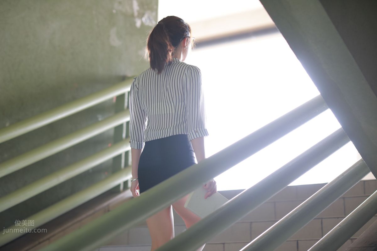 [Mojing Street] 022 Uniform Bodycon Skirt Girl 3 Corridor photo 42