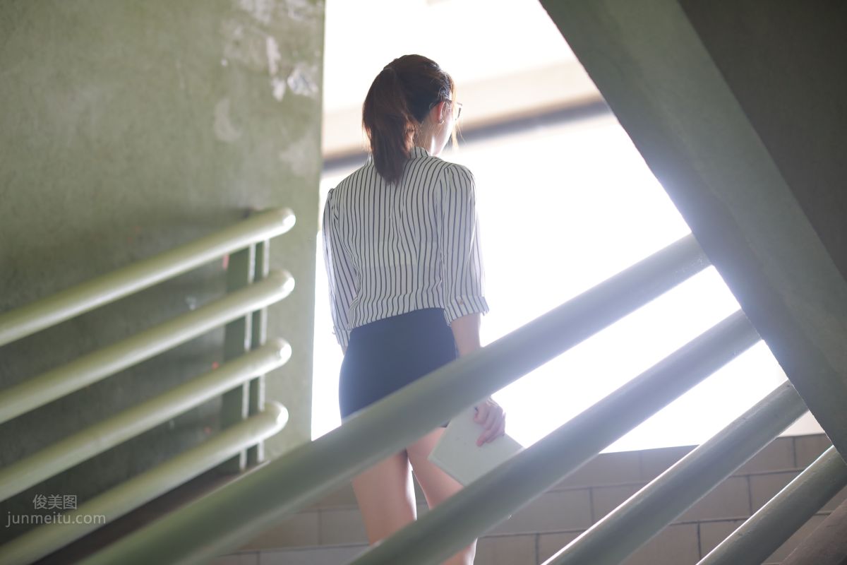 [Mojing Street] 022 Uniform Bodycon Skirt Girl 3 Corridor photo 43