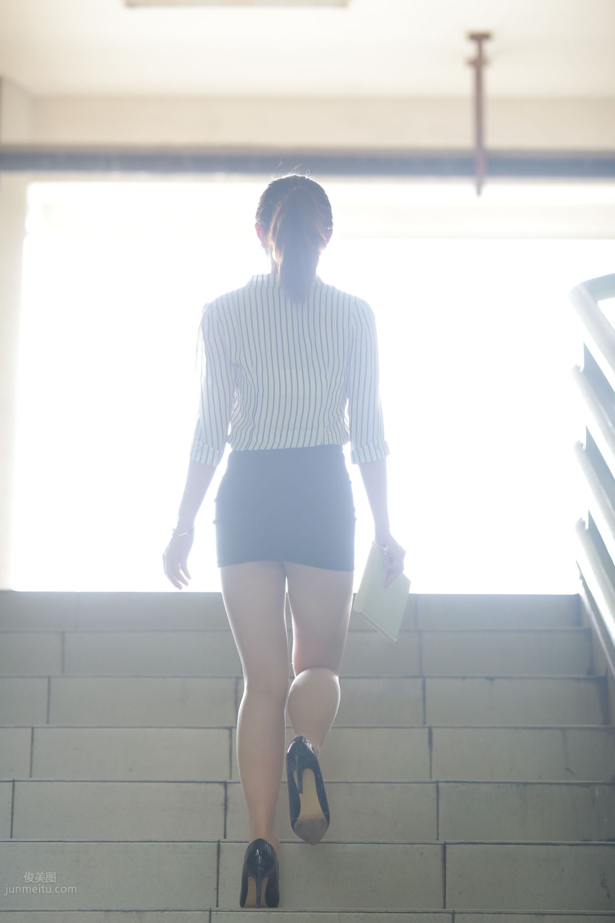 [Mojing Street] 022 Uniform Bodycon Skirt Girl 3 Corridor photo 55
