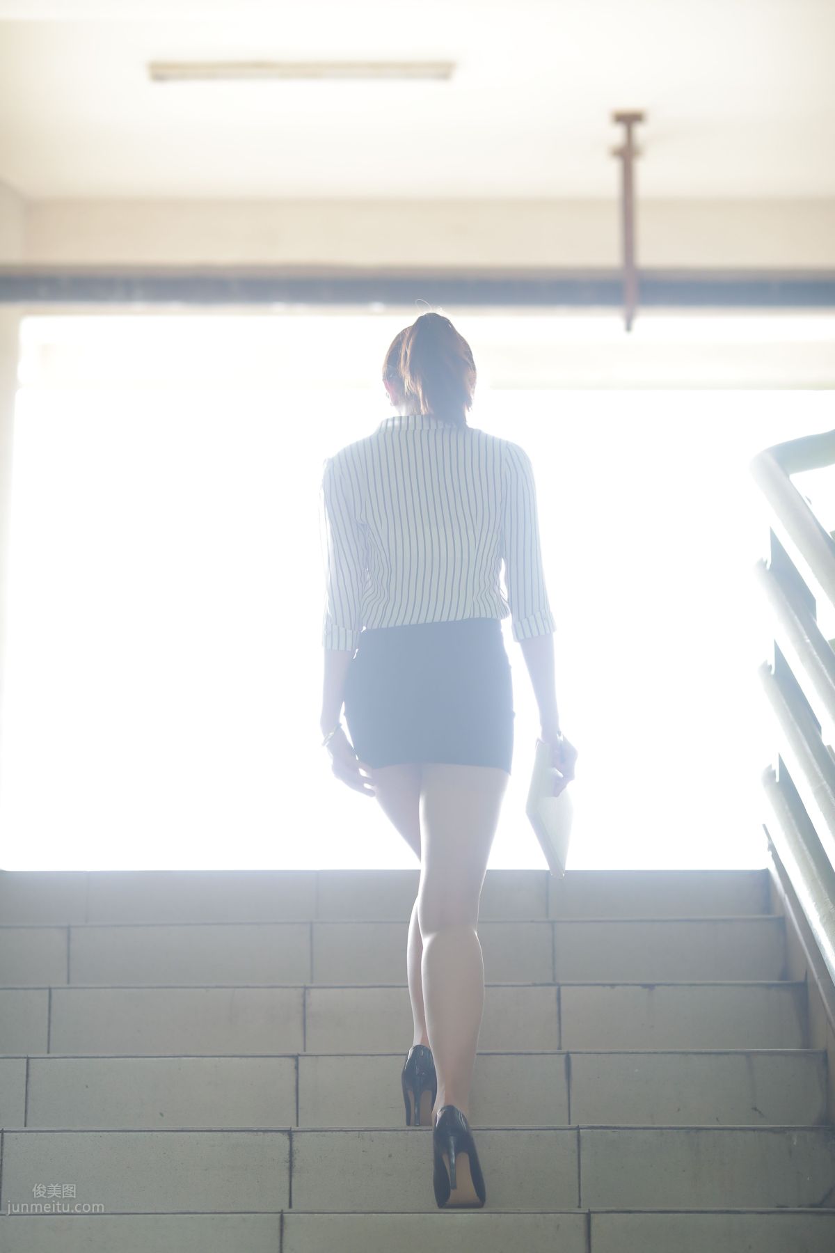 [Mojing Street] 022 Uniform Bodycon Skirt Girl 3 Corridor photo 58