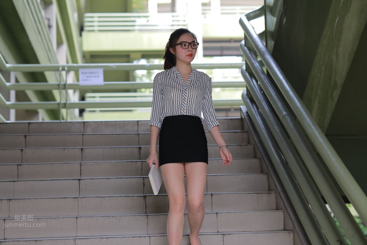 [Mojing Street] 022 Uniform Bodycon Skirt Girl 3 Corridor photo 61