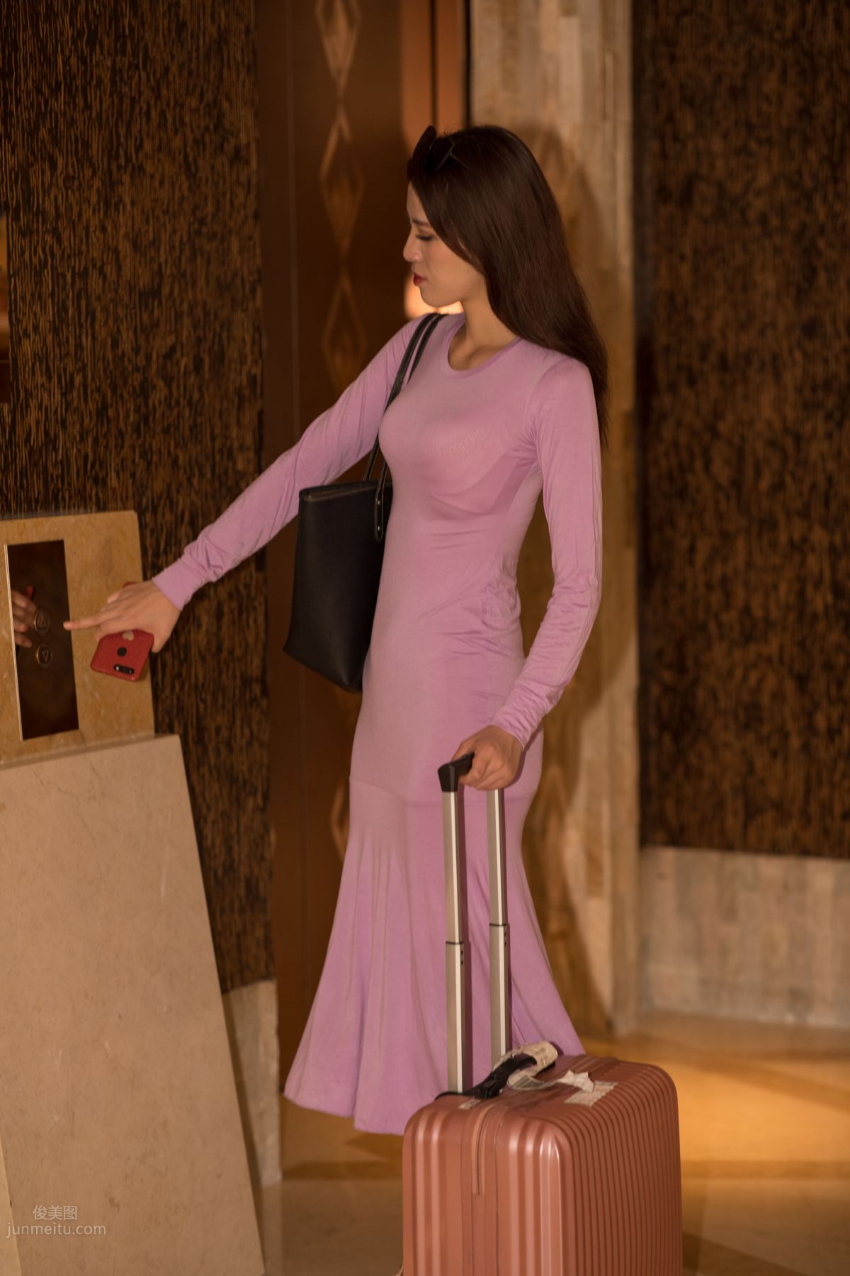[Mojing Street] 038 Purple Tight Dress photo 234