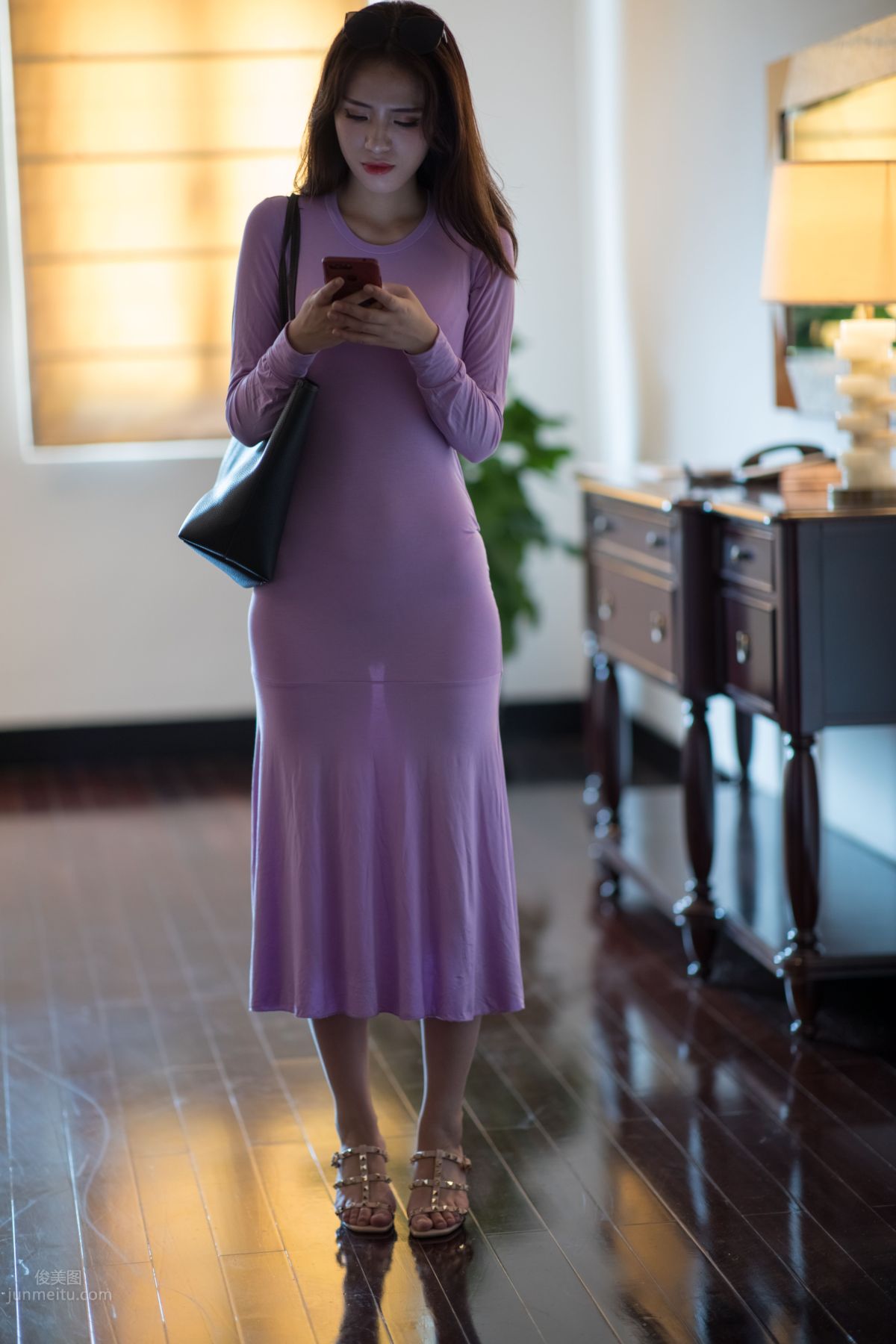 [Mojing Street] 038 Purple Tight Dress photo 260
