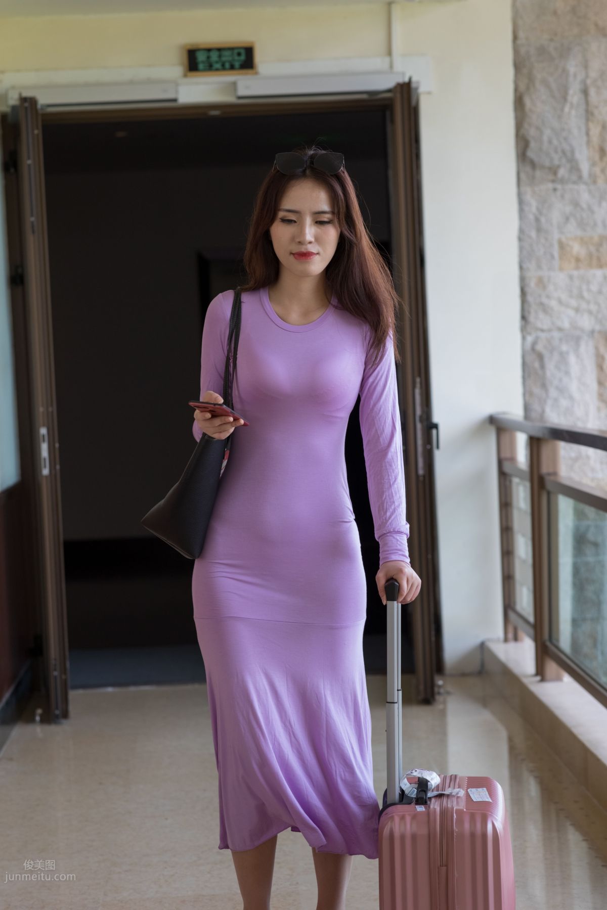 [Mojing Street] 038 Purple Tight Dress photo 293