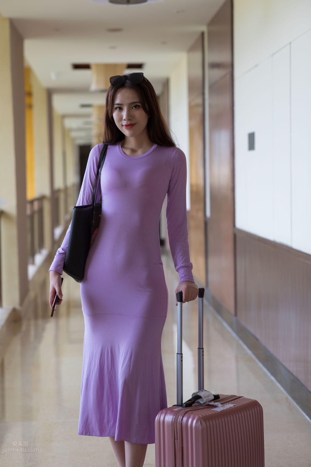[Mojing Street] 038 Purple Tight Dress photo 303