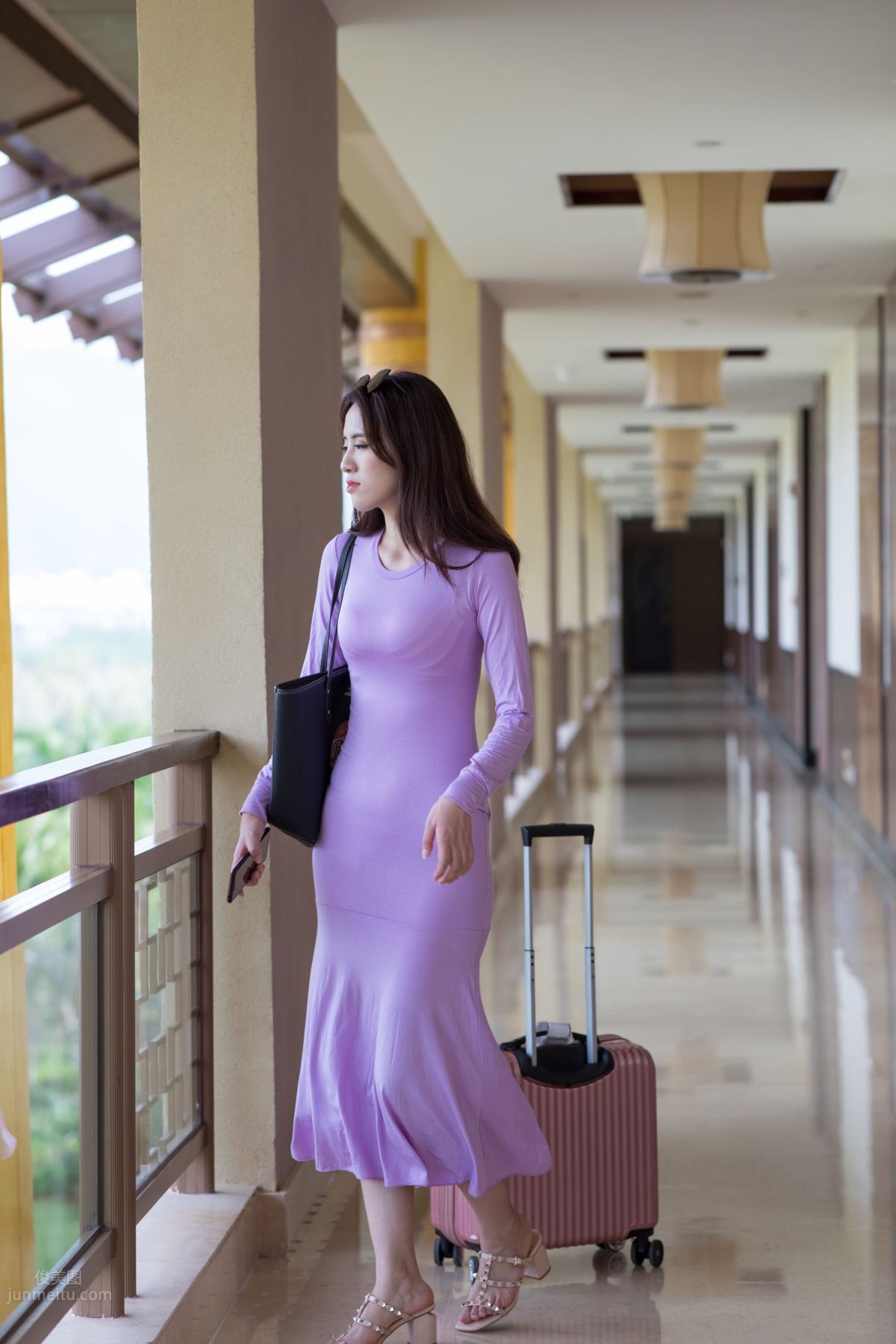 [Mojing Street] 038 Purple Tight Dress photo 304