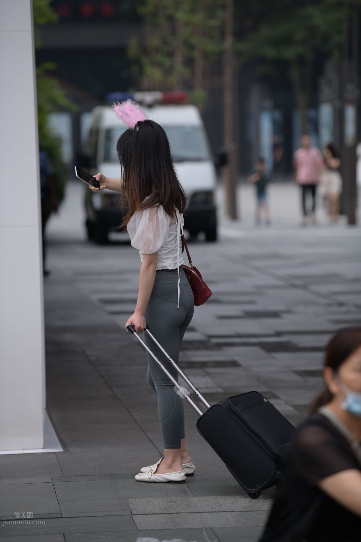 [Mojing Street] 054 Street Snap Girl in Tight Pants photo 89