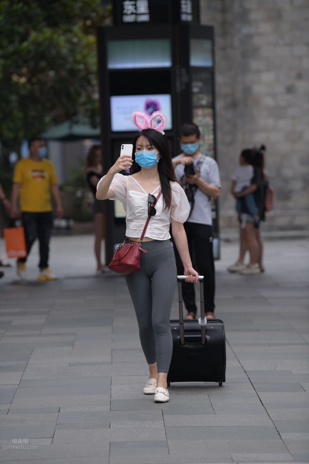 [Mojing Street] 054 Street Snap Girl in Tight Pants photo 111