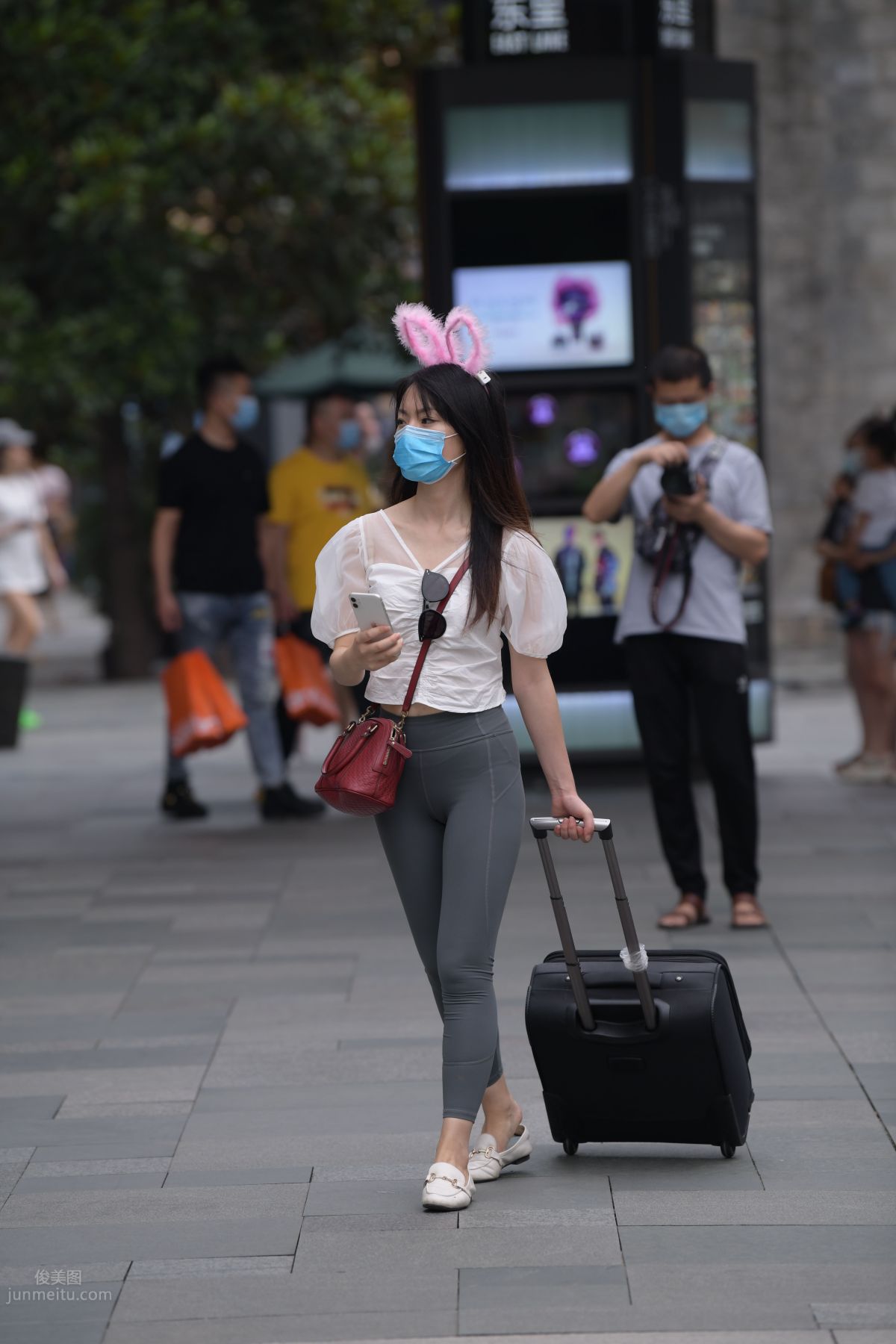 [Mojing Street] 054 Street Snap Girl in Tight Pants photo 115