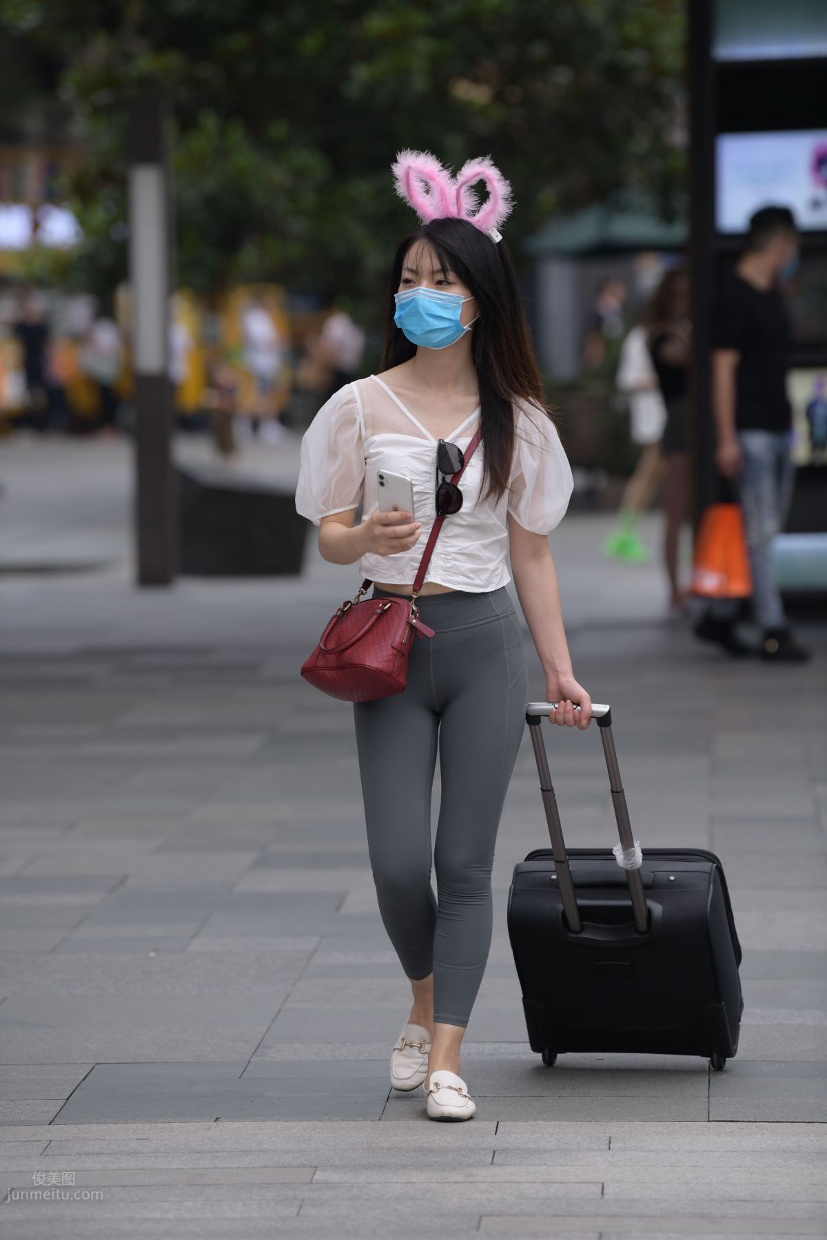 [Mojing Street] 054 Street Snap Girl in Tight Pants photo 120
