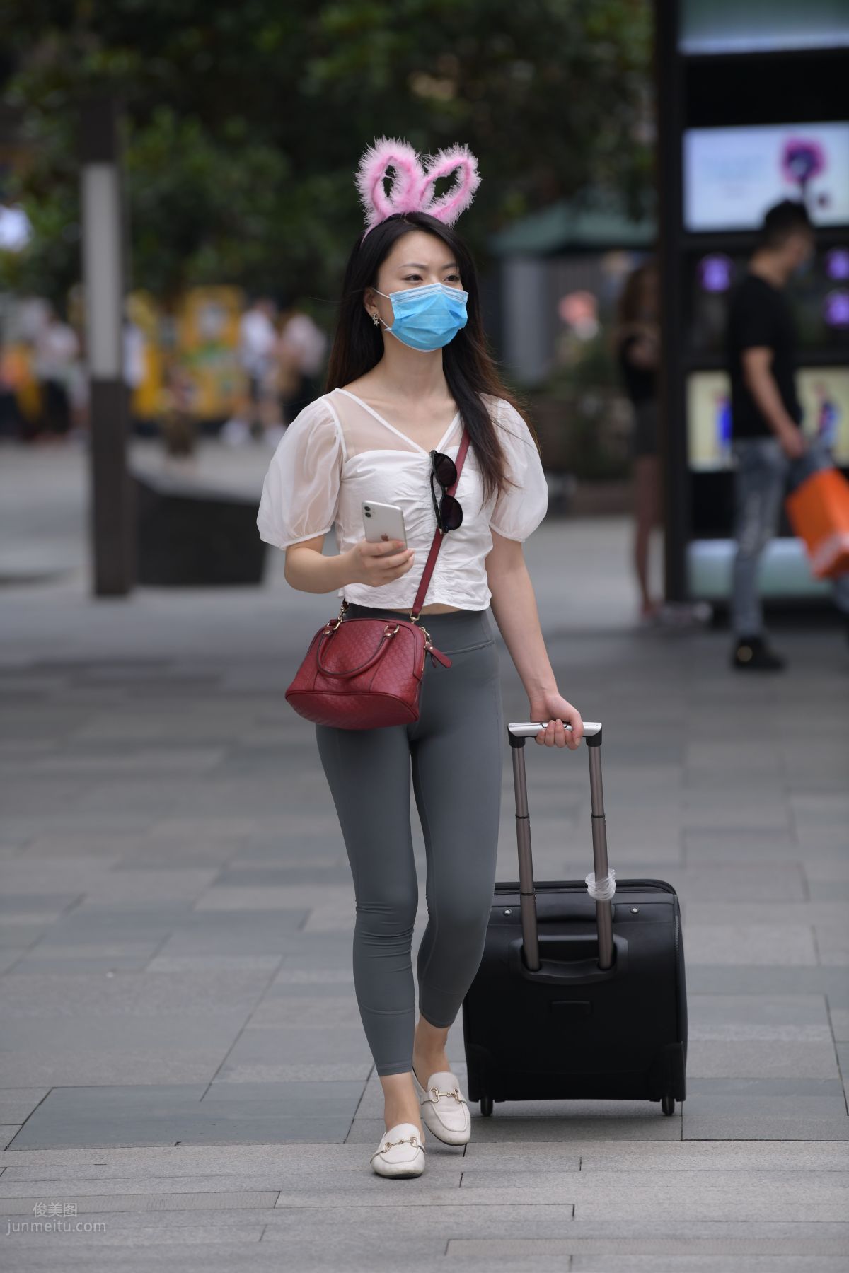 [Mojing Street] 054 Street Snap Girl in Tight Pants photo 122