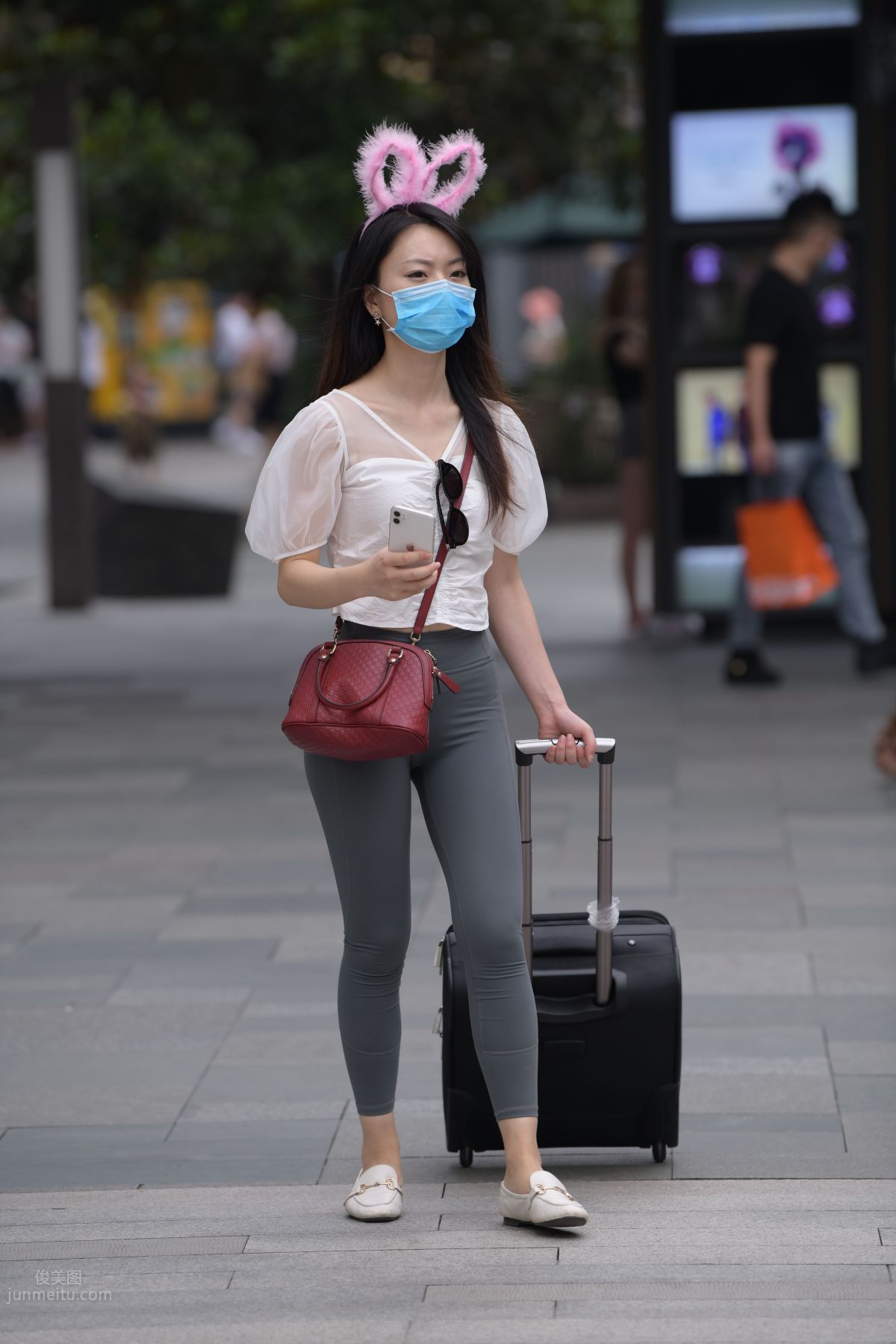[Mojing Street] 054 Street Snap Girl in Tight Pants photo 123