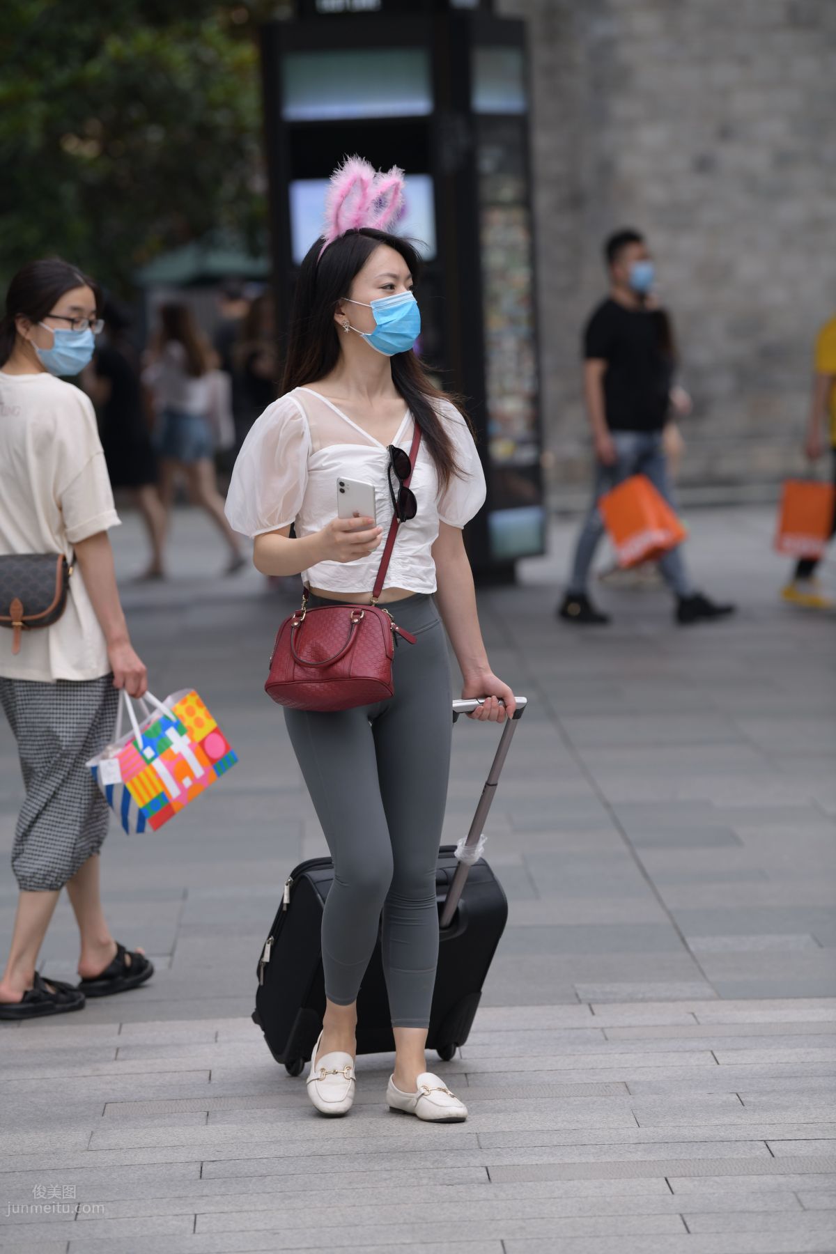 [Mojing Street] 054 Street Snap Girl in Tight Pants photo 126